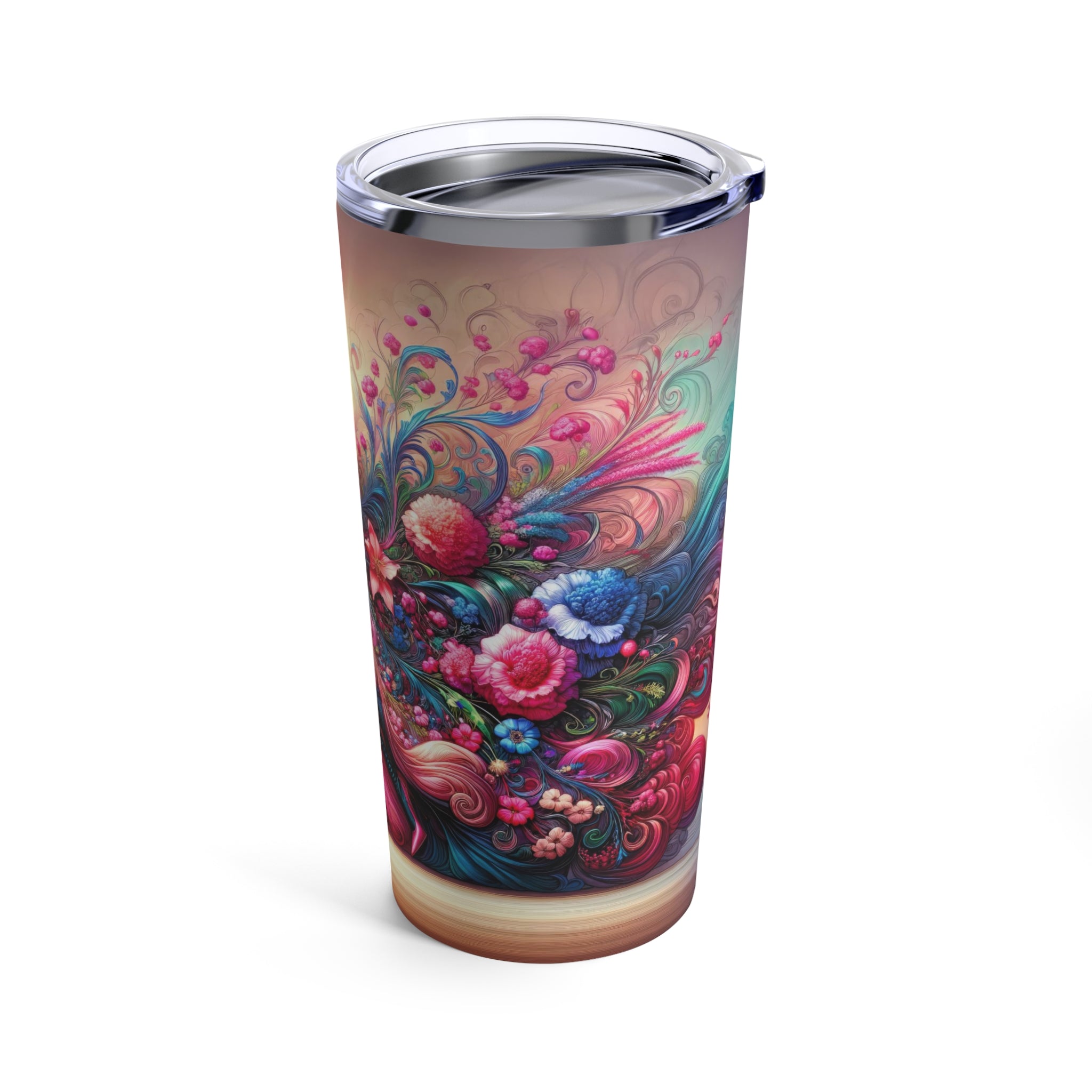 Vaso Elegancia Floral en Movimiento 20oz