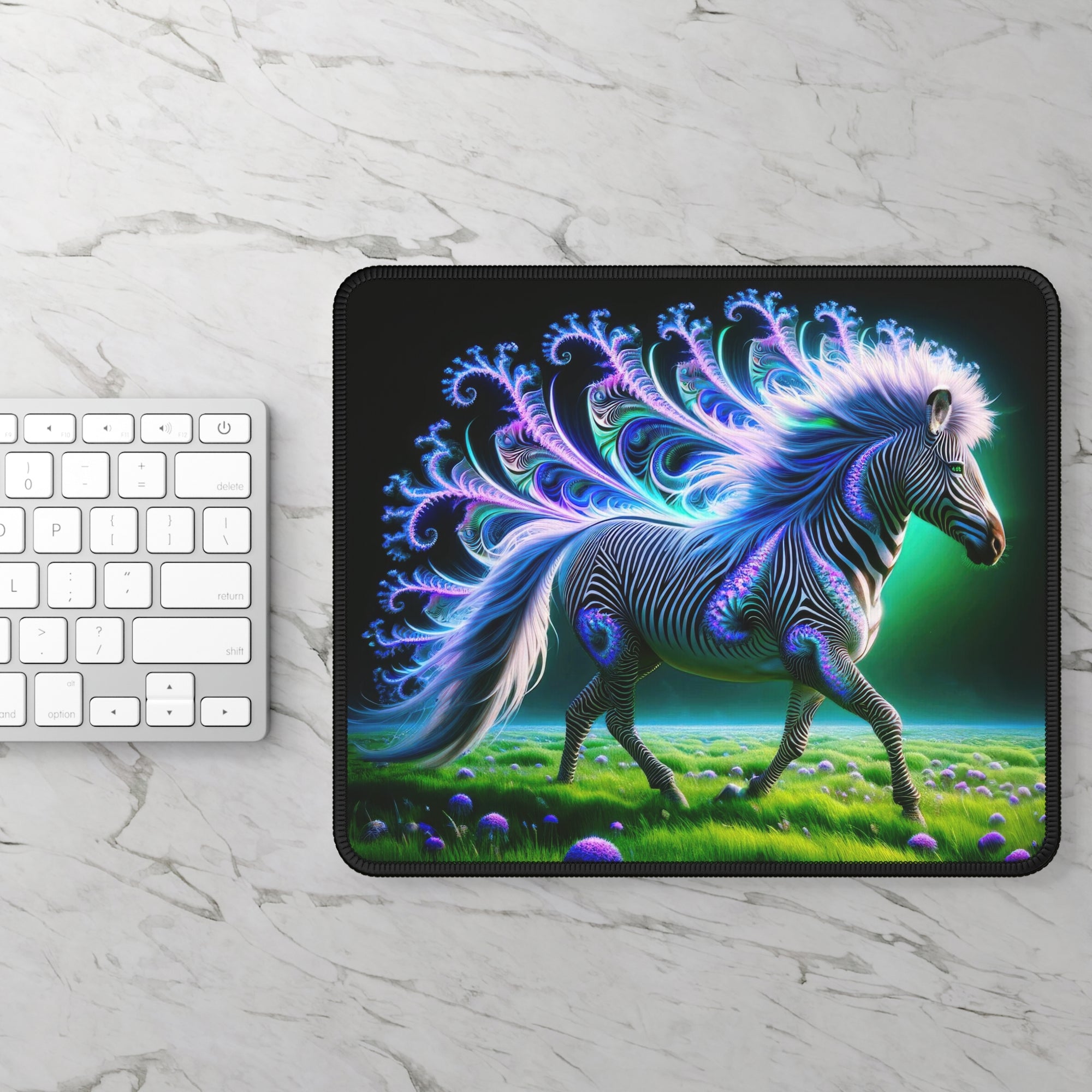 Radiant Stripe Gaming Mouse Pad