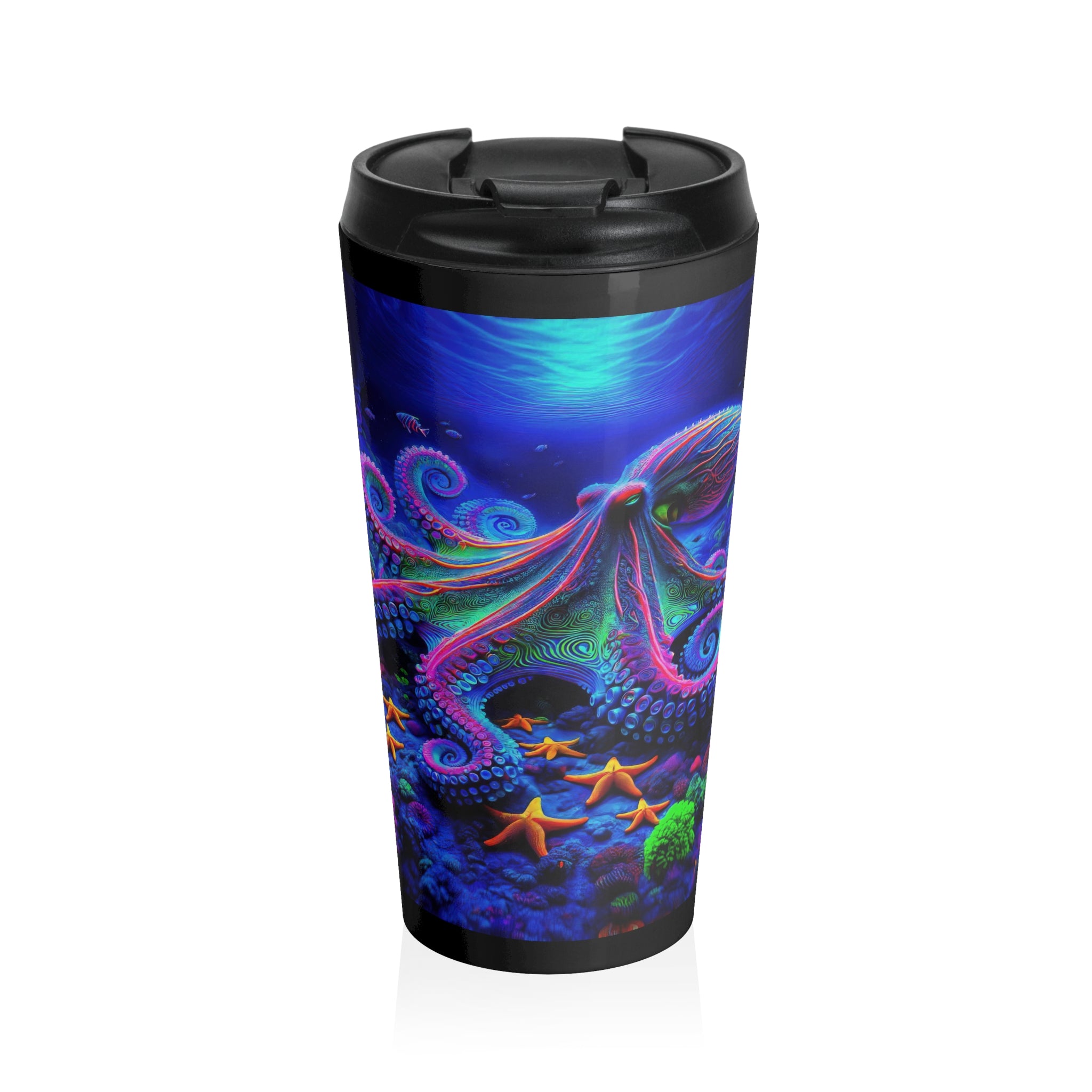 Les profondeurs Technicolor d'une pieuvre Mug isotherme