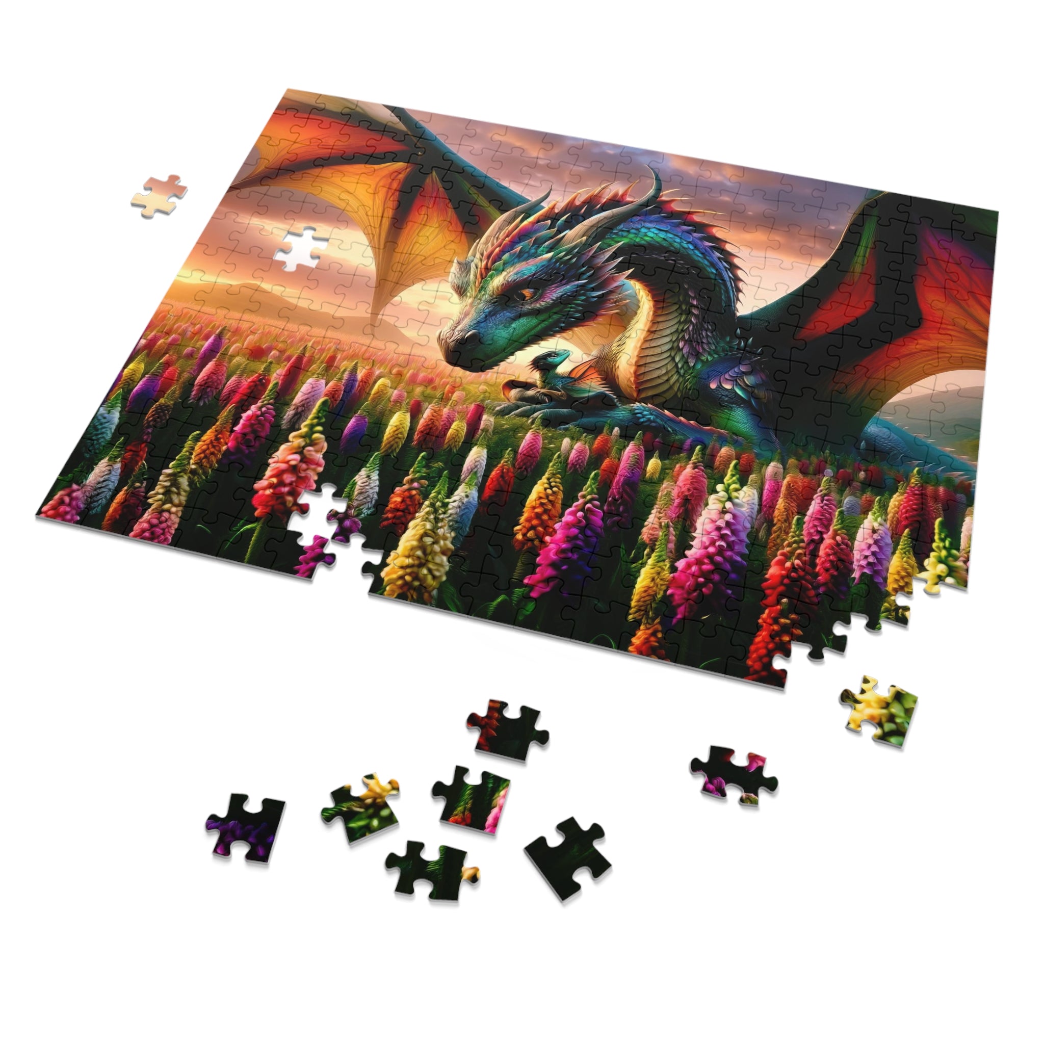 Guardian's Embrace at Snapdragon Vale Jigsaw Puzzle