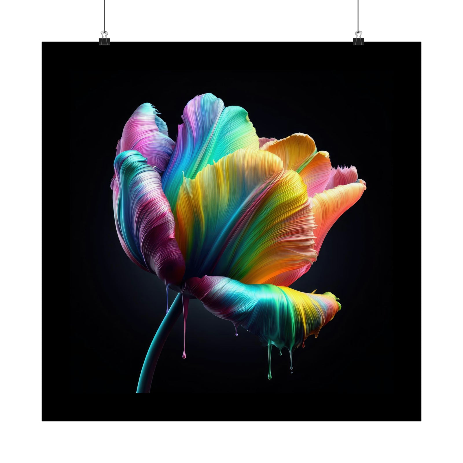 Tulip Dripz - I Poster