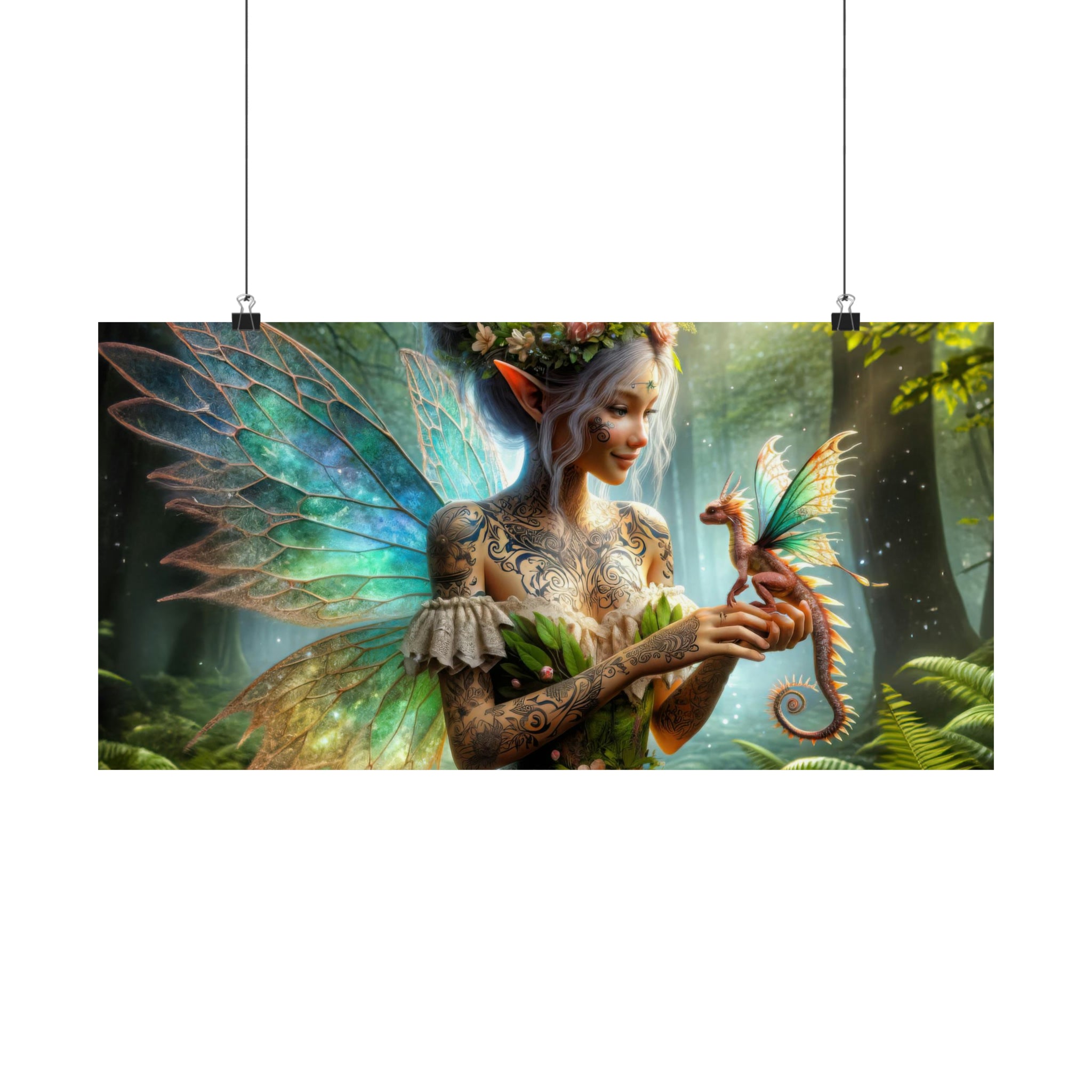 The Faerie and Her Dragonette Poster