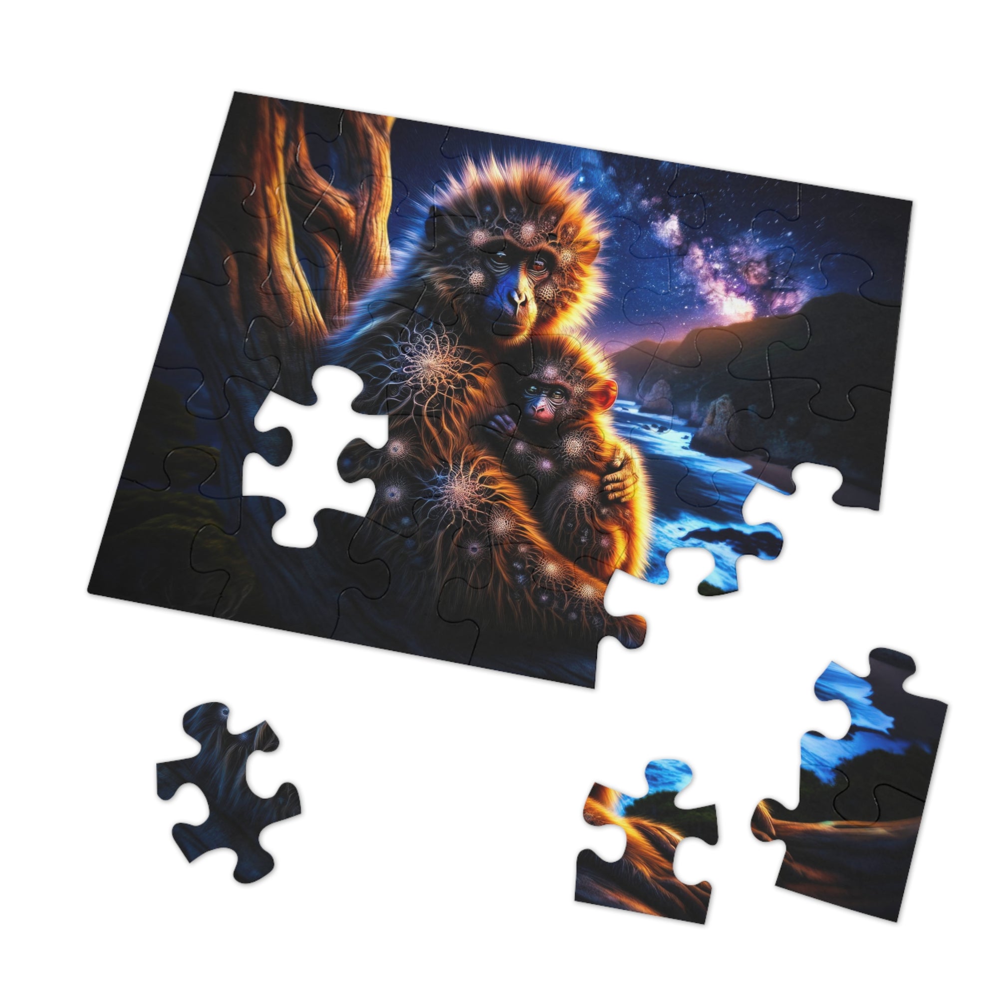 Embrace of the Starry Eyed Jigsaw Puzzle