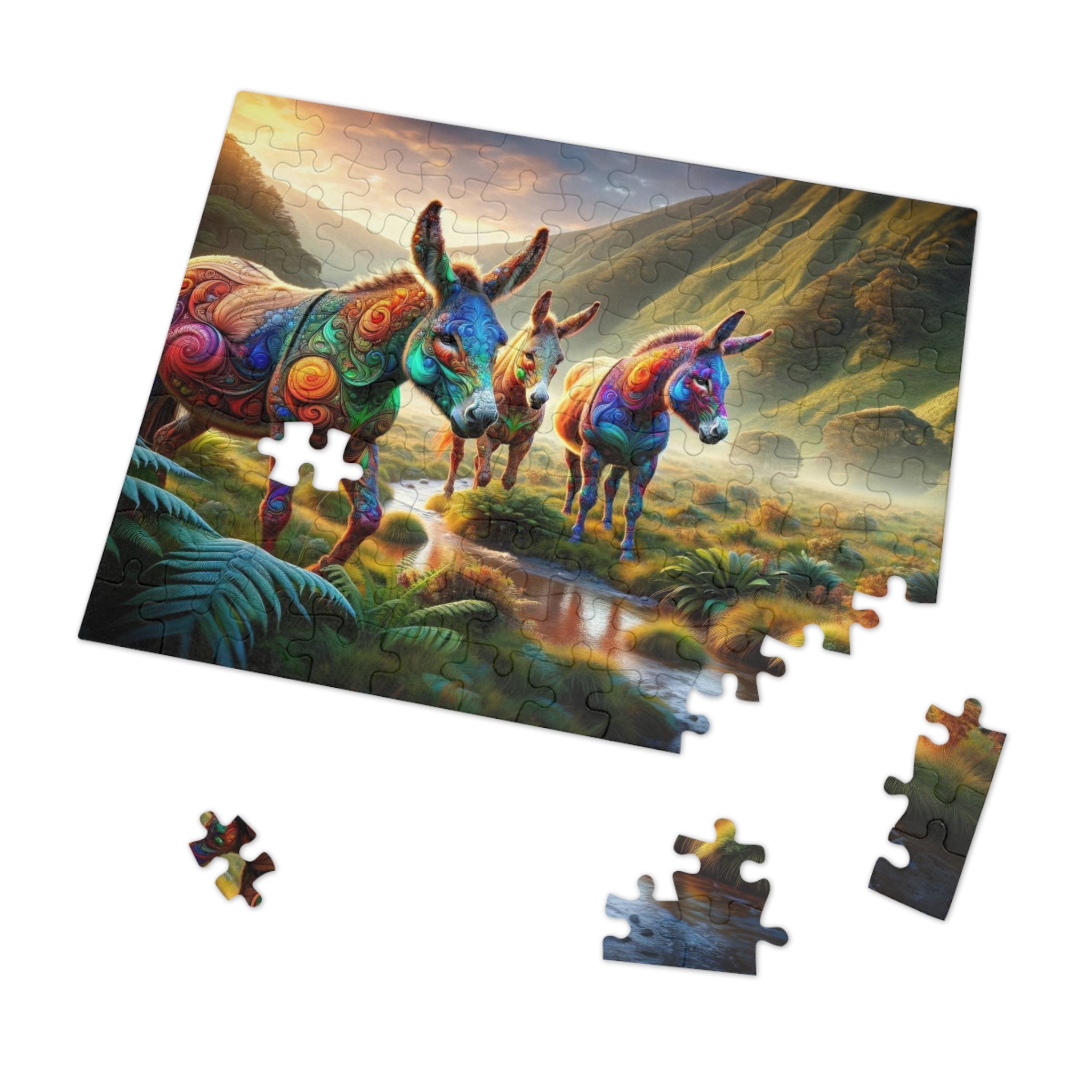 Kaleidoscope Herd Jigsaw Puzzle