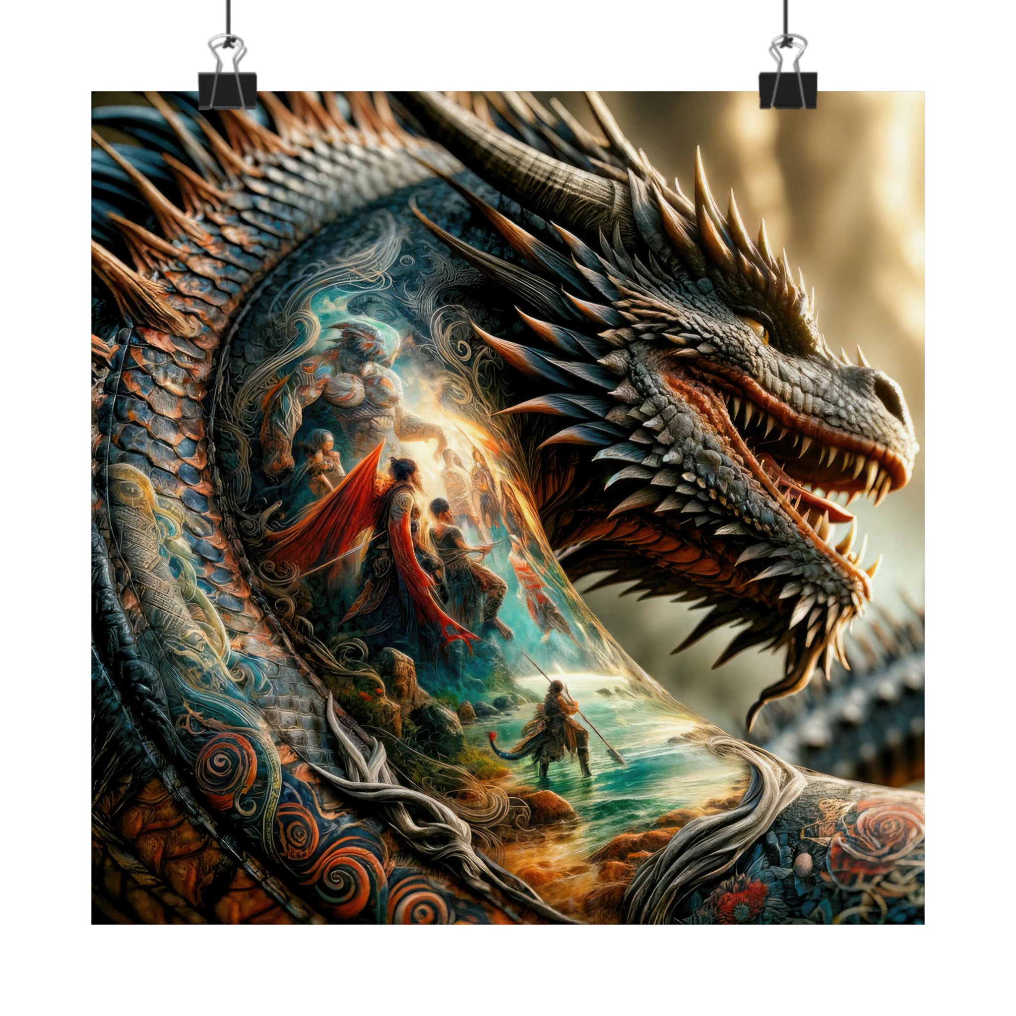 The Serpent's Canvas Poster