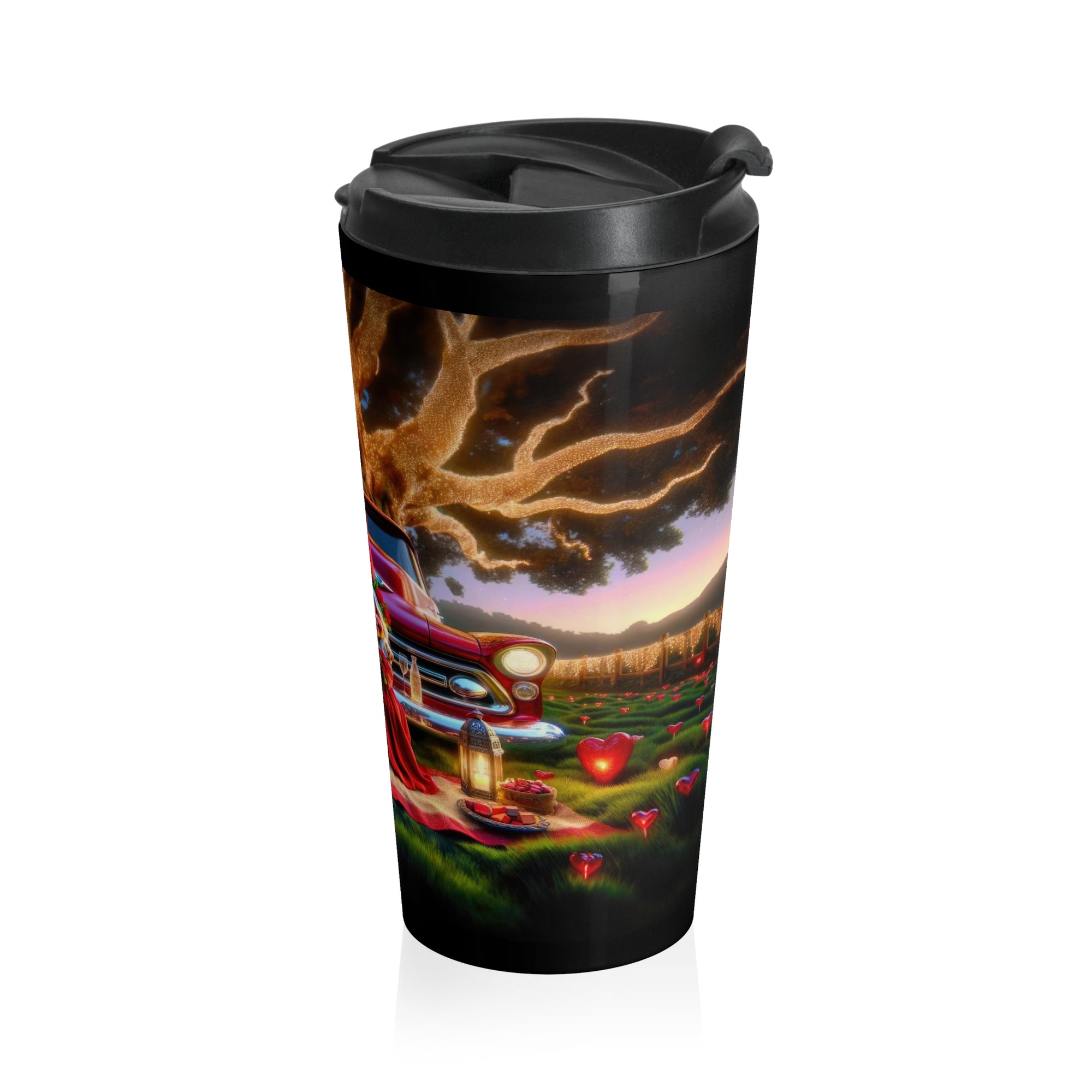 Copia de Universe Feather Fantasy Taza de viaje