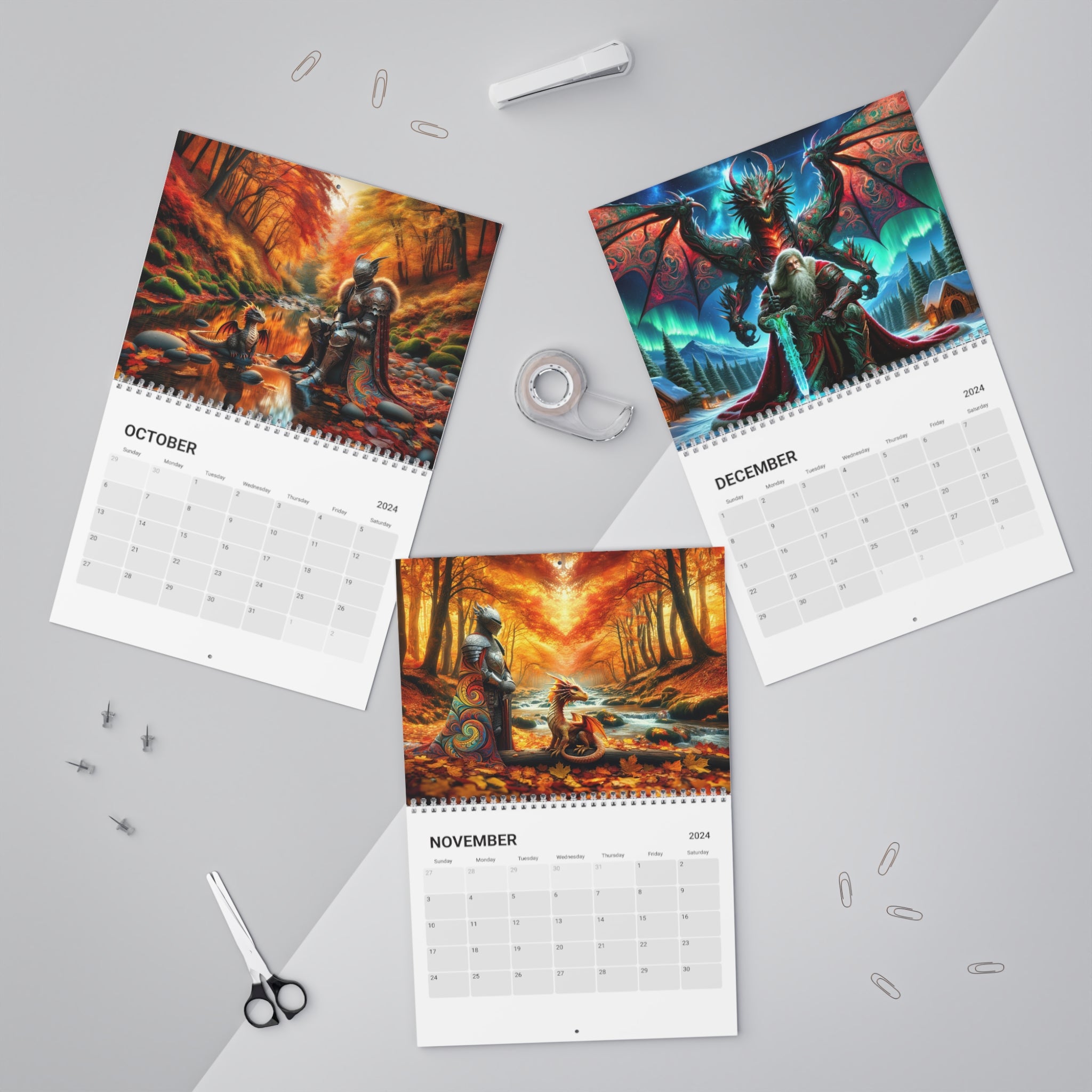 Draconic Guardians Calendar (2024)