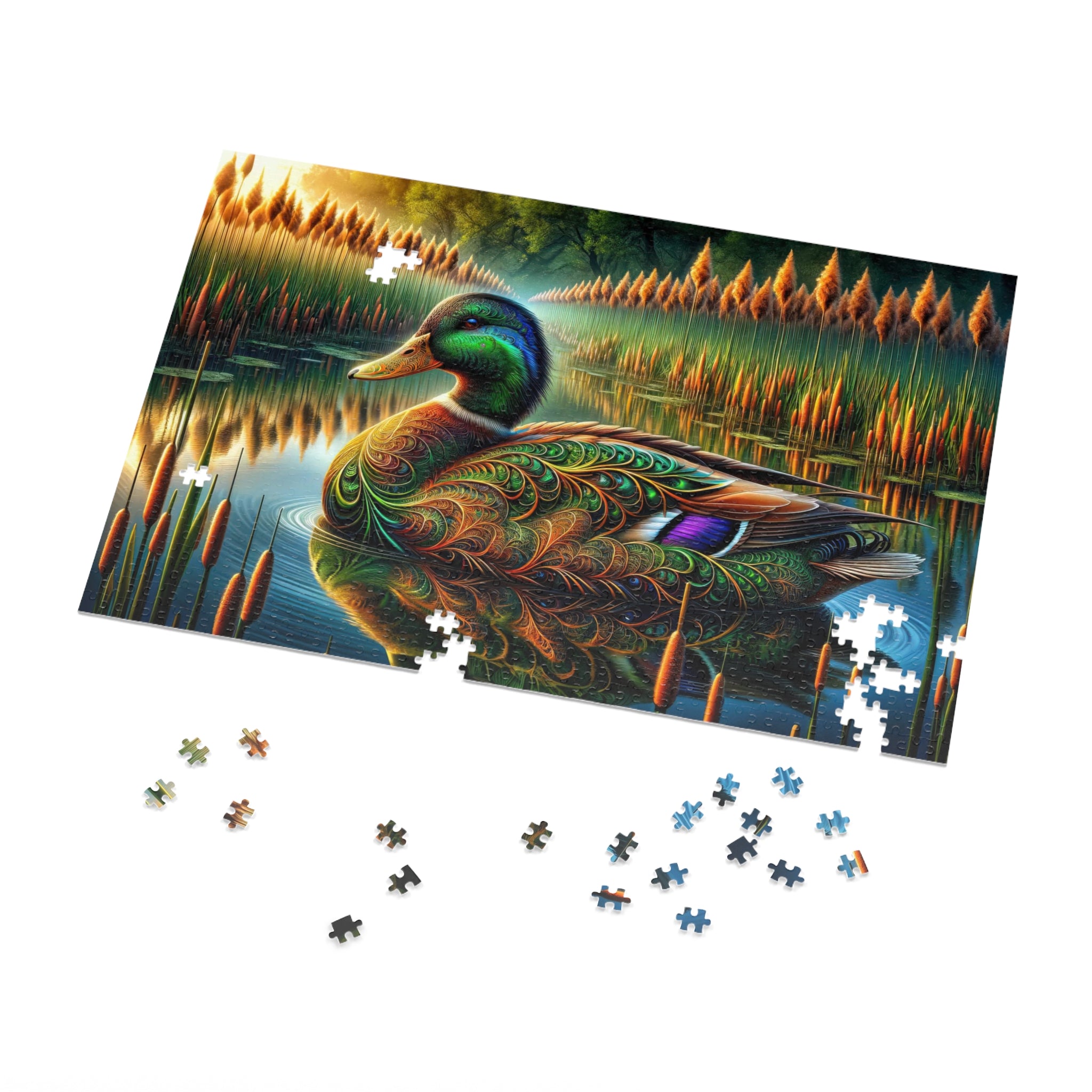 Mirrored Majesty Jigsaw Puzzle