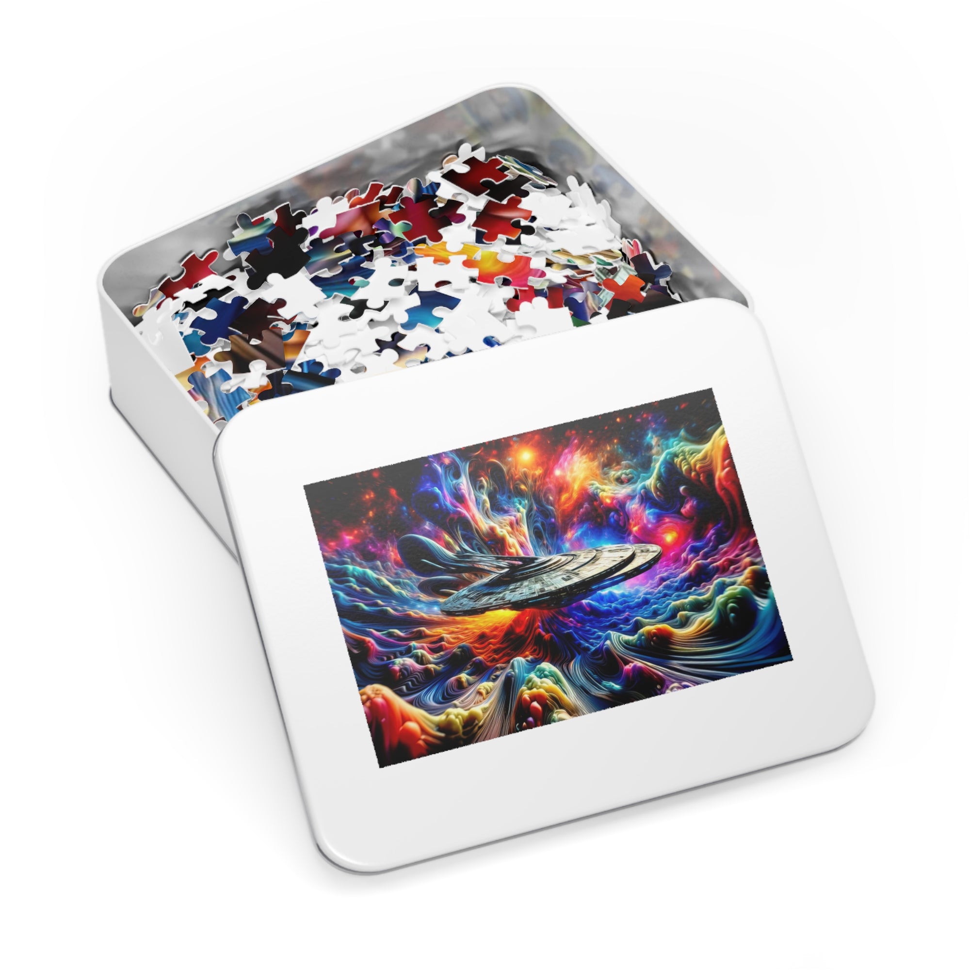 Puzzle de paysage onirique interstellaire