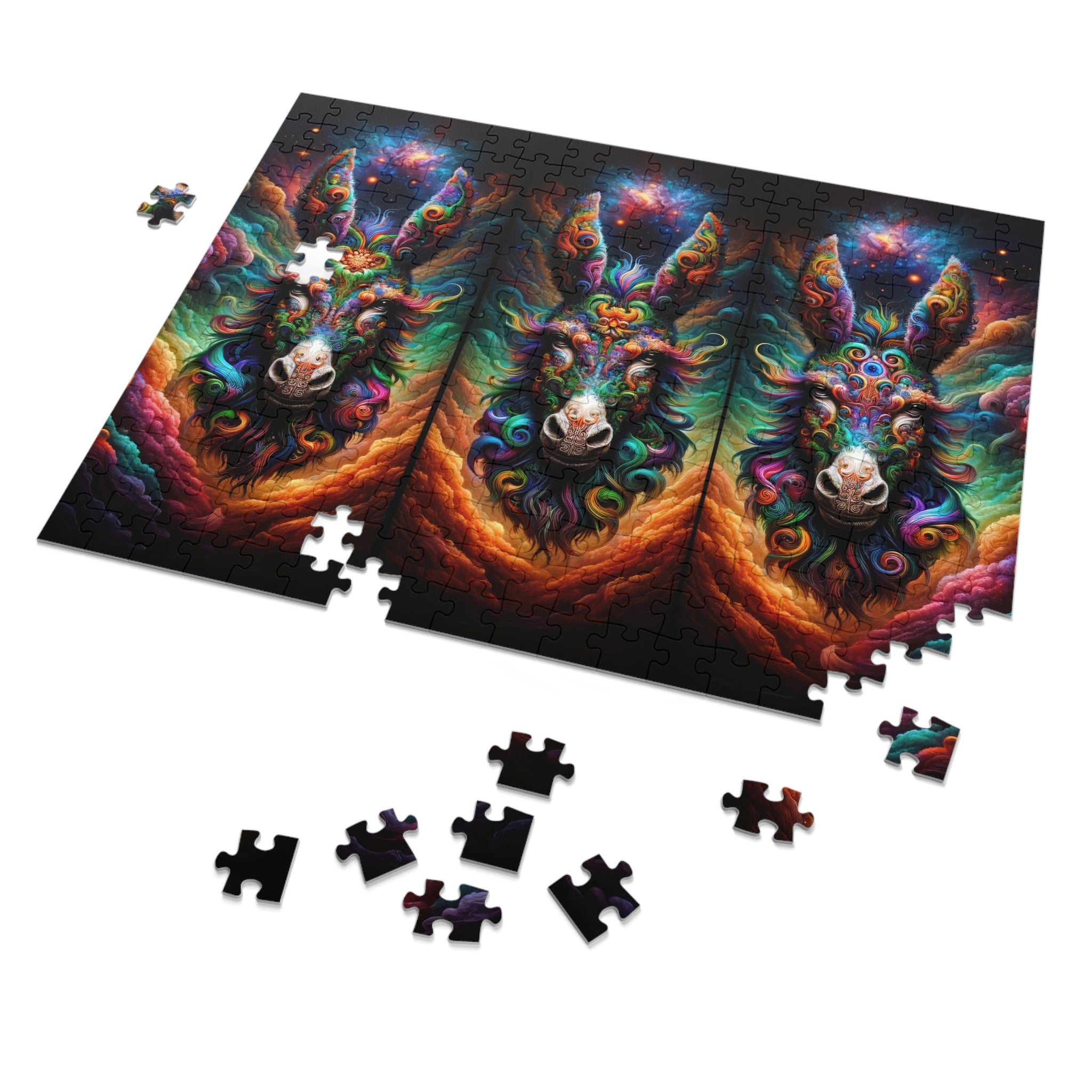 Galactic Donkey Trivision Jigsaw Puzzle