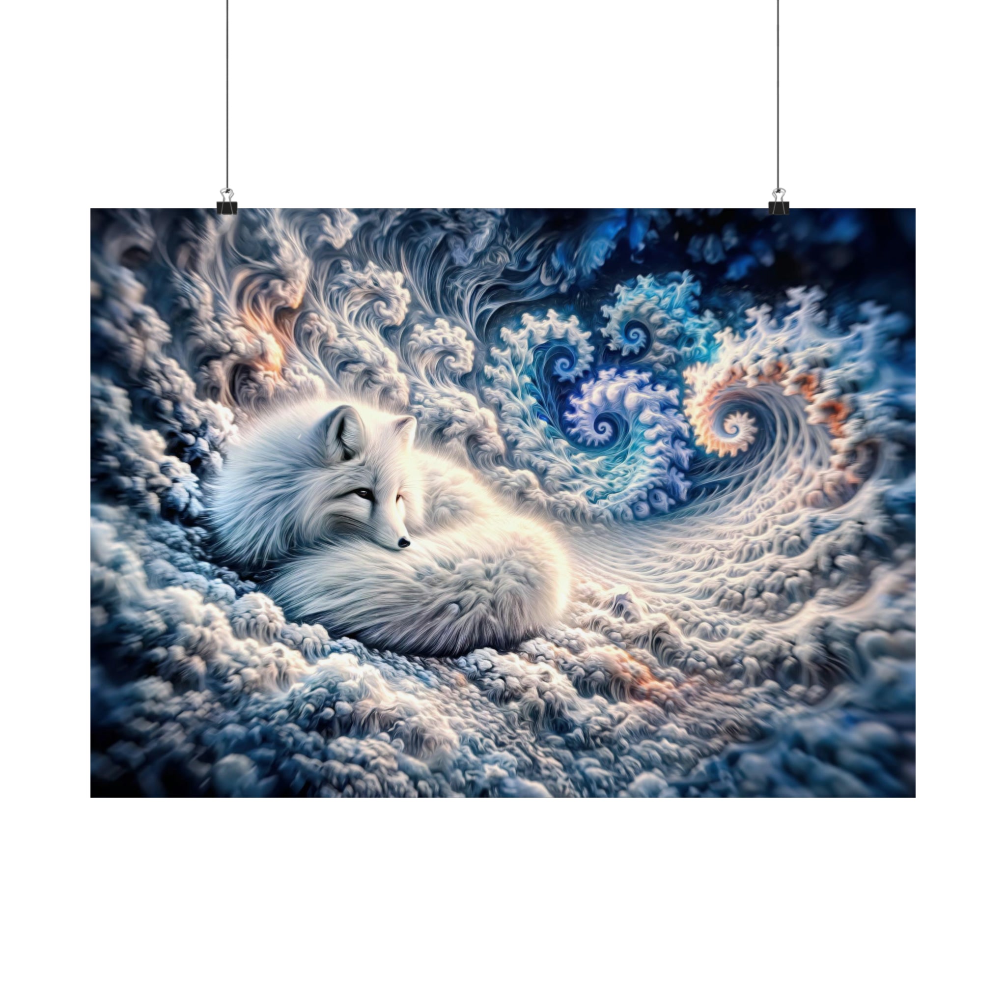 Le renard fractal Poster