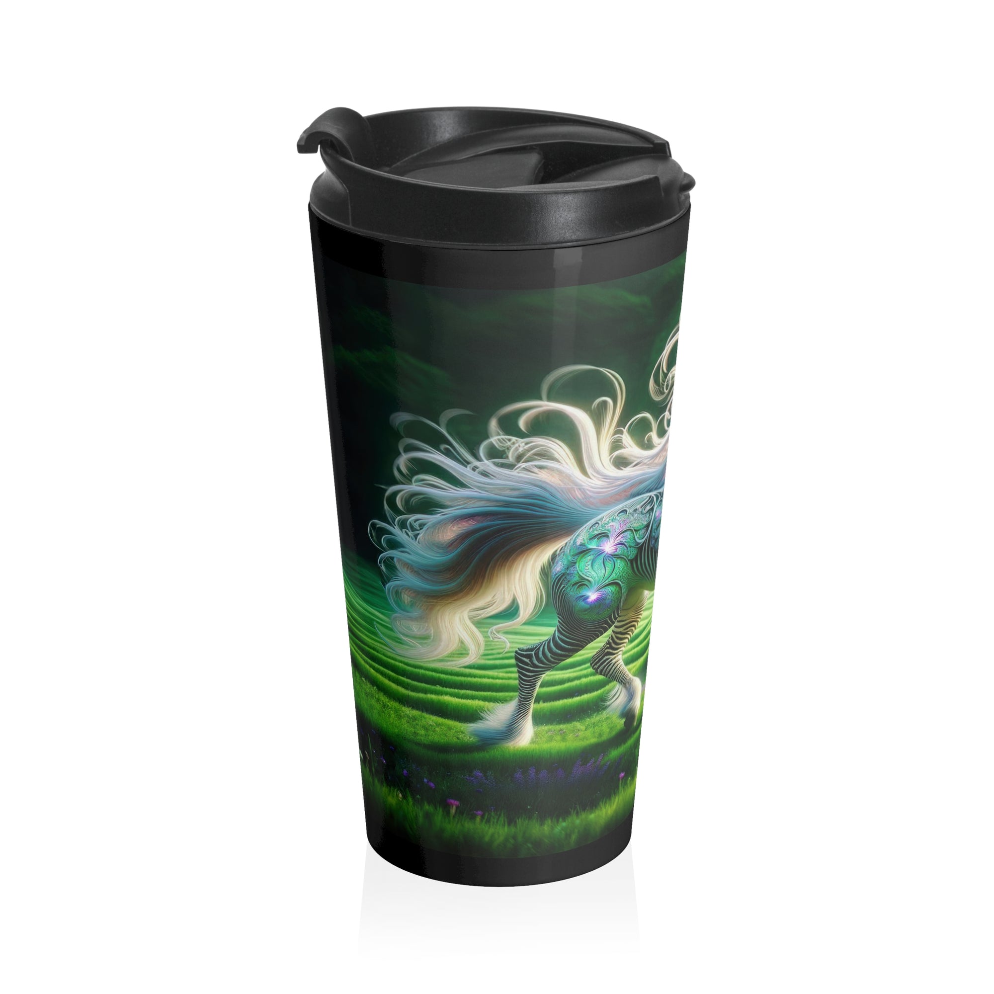 Galaxia fosforescente Taza de viaje