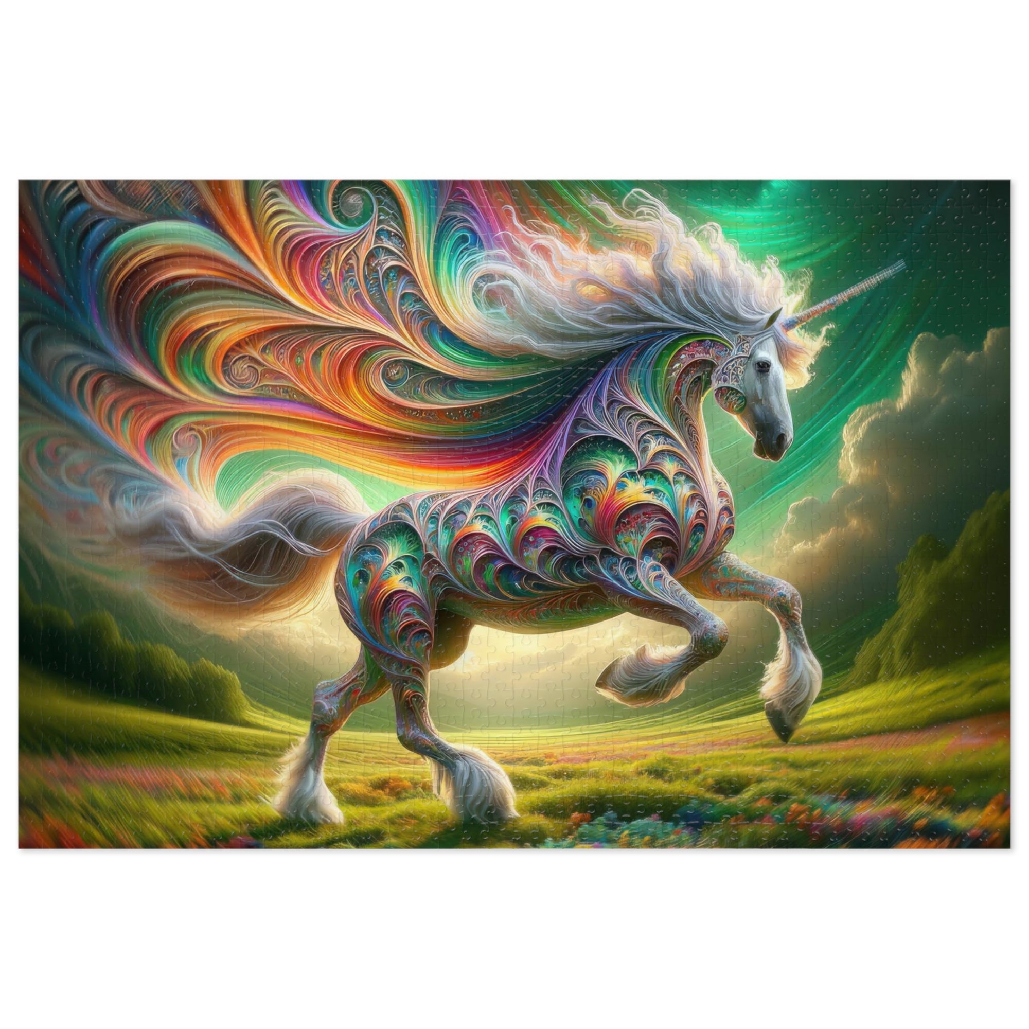 Spectral Spirals Jigsaw Puzzle