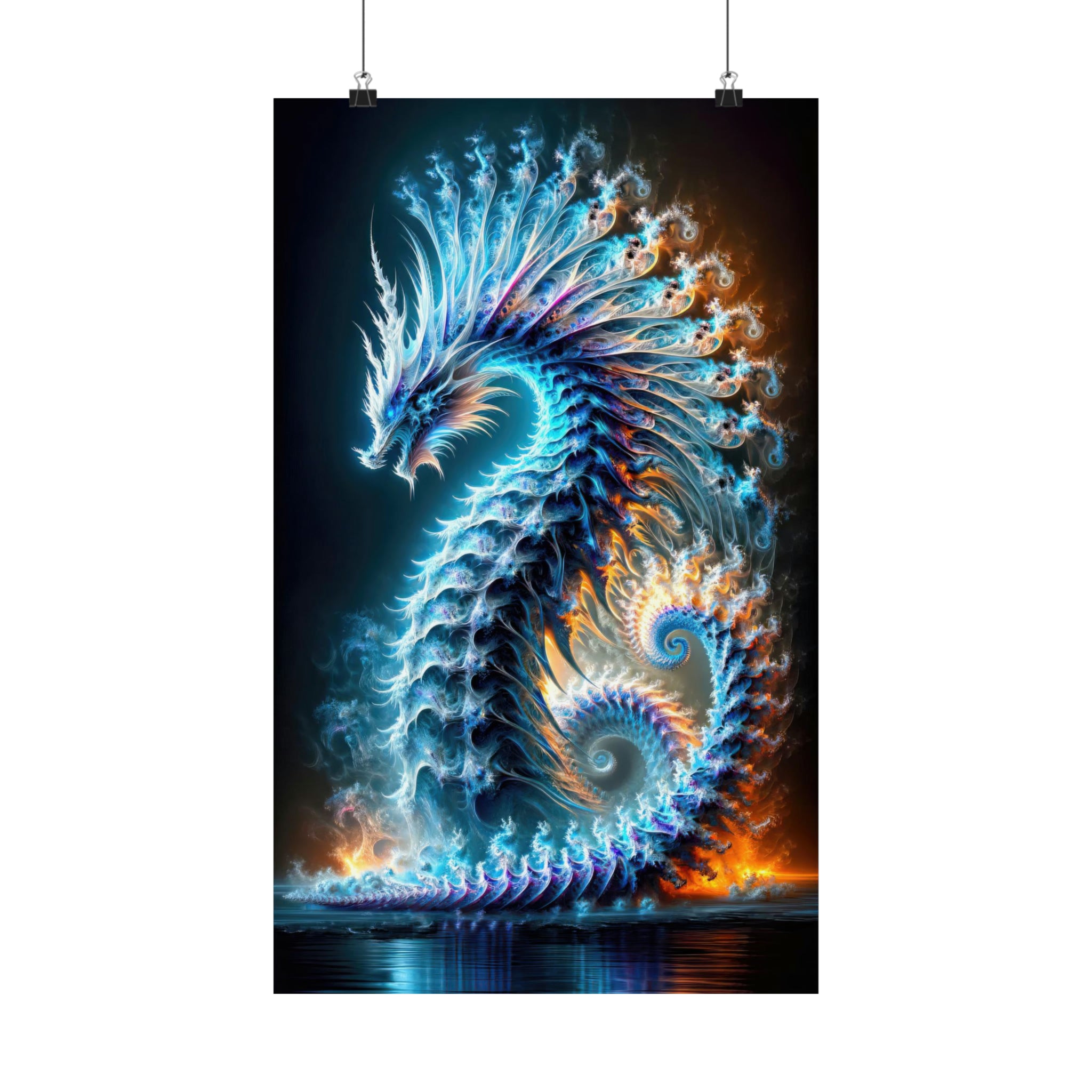 Le séraphin quantique des fjords fractaux Poster