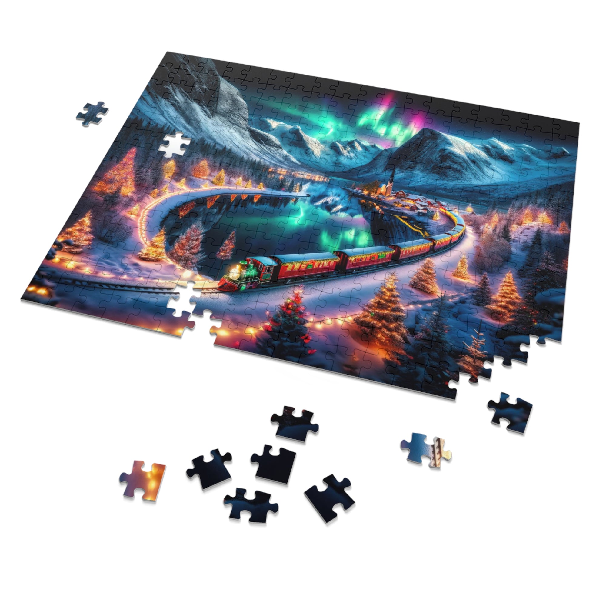 Puzzle Un voyage pour le réveillon d'hiver