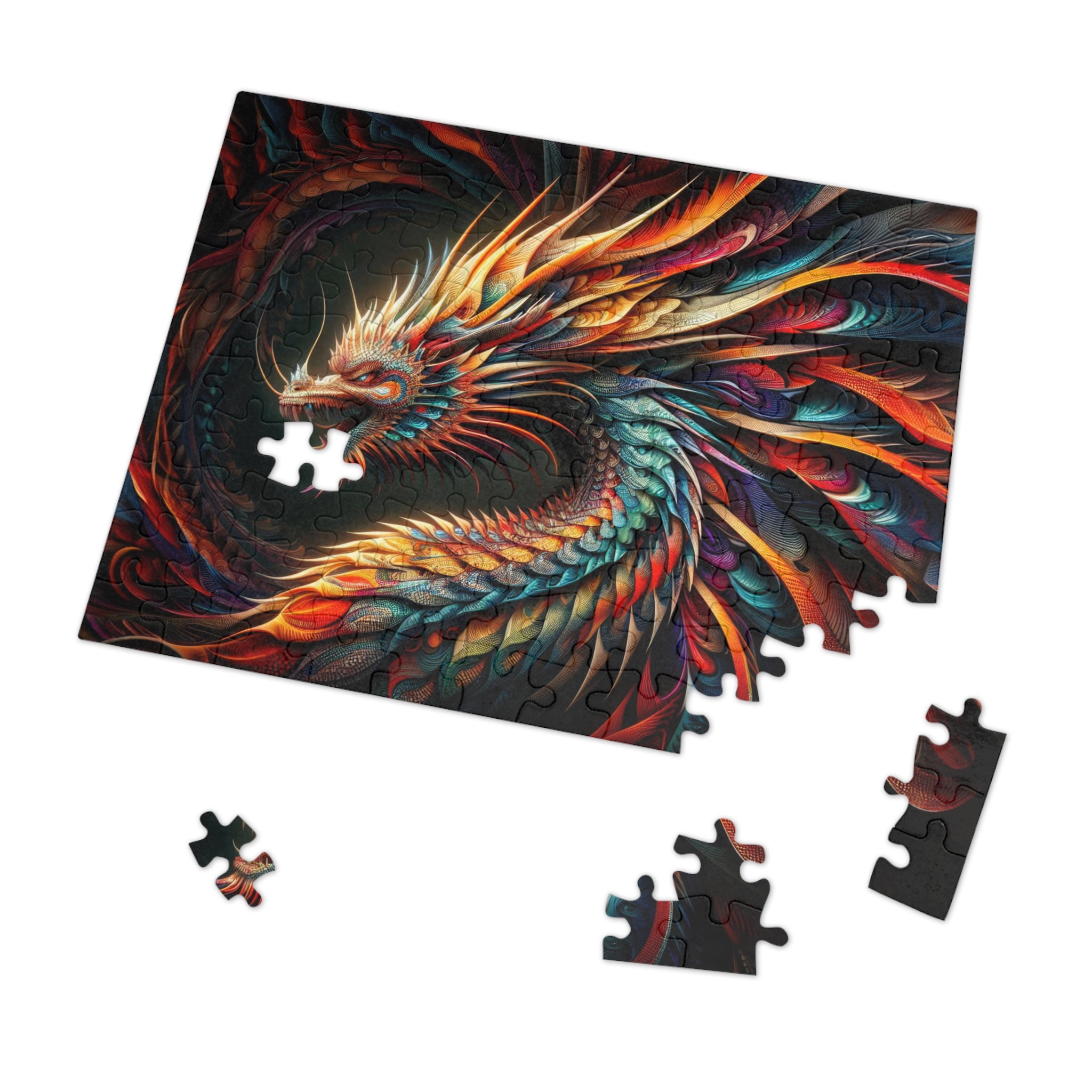 Dragonscale Vortex Jigsaw Puzzle