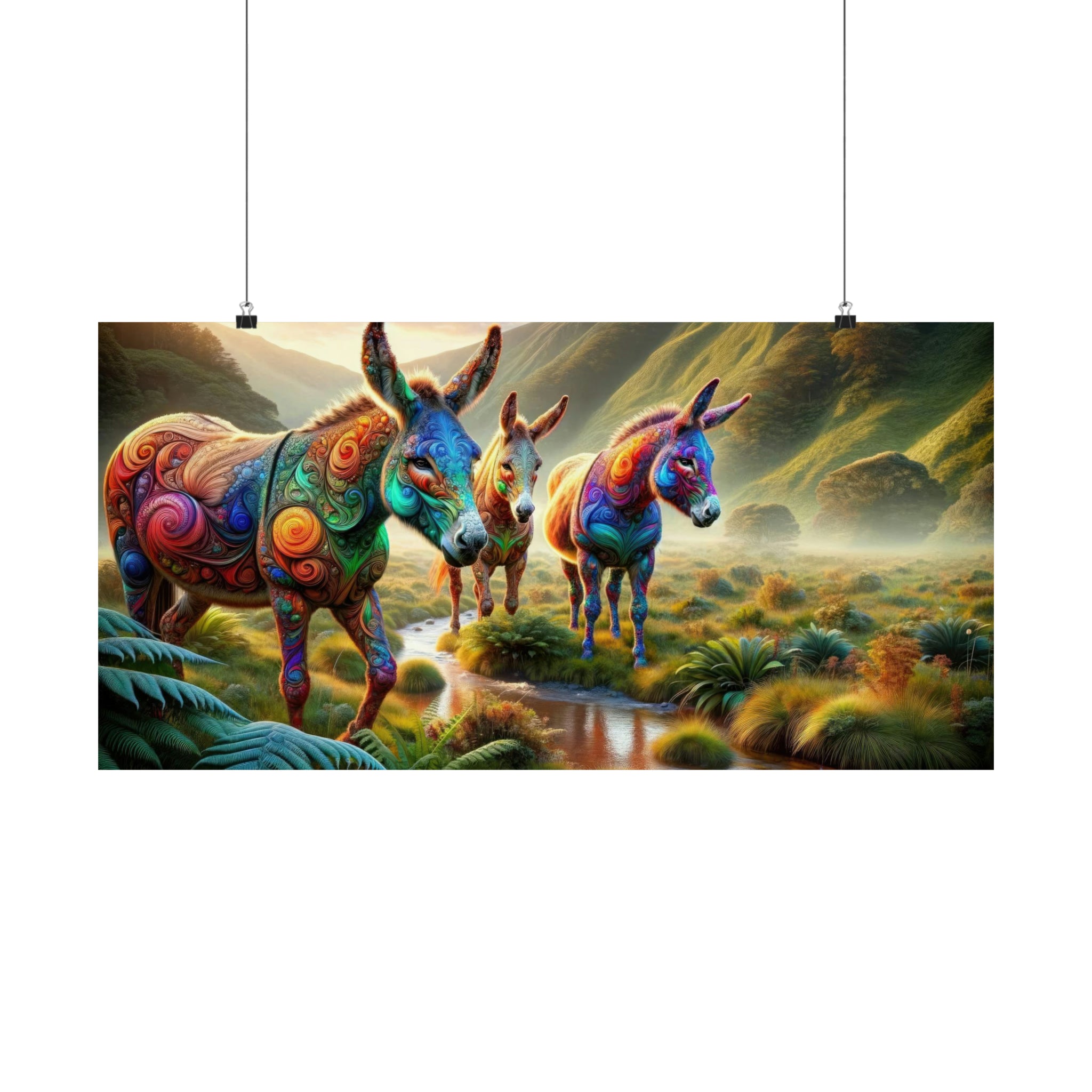 Kaleidoscope Herd Poster