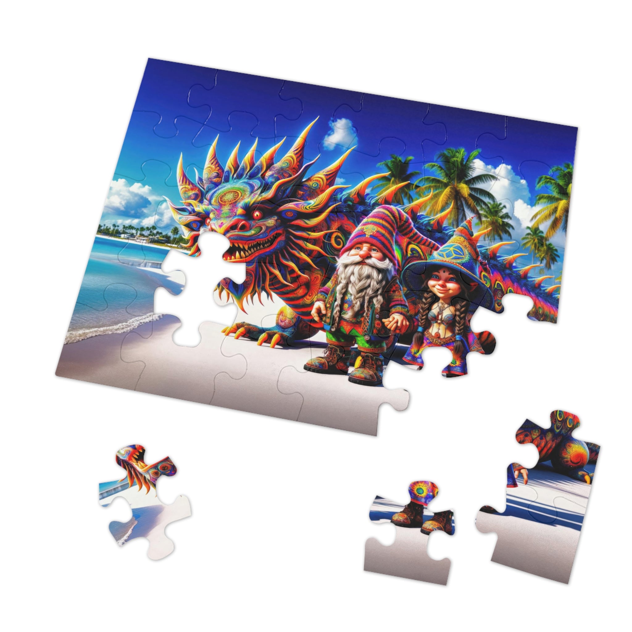 Gnomes and the Iguana Dragon Puzzle