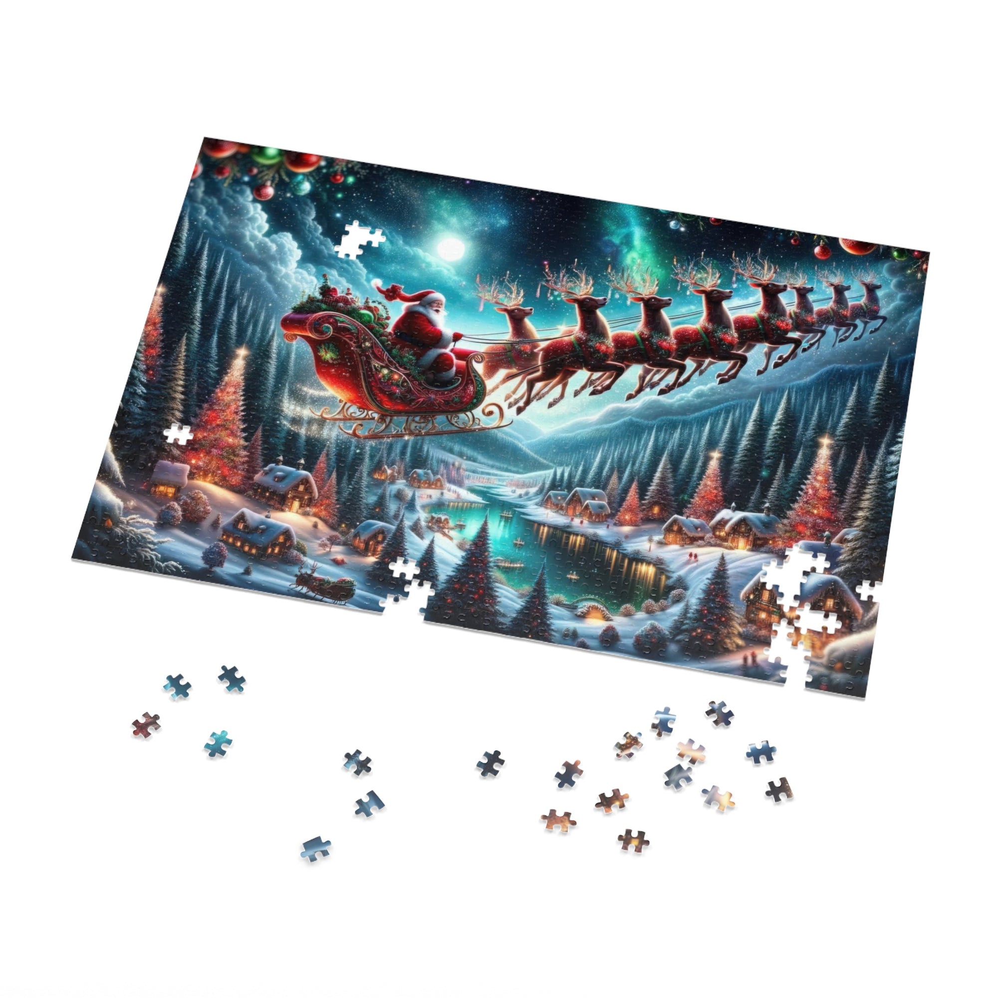 Puzzle Le voyage étoilé du Père Noël