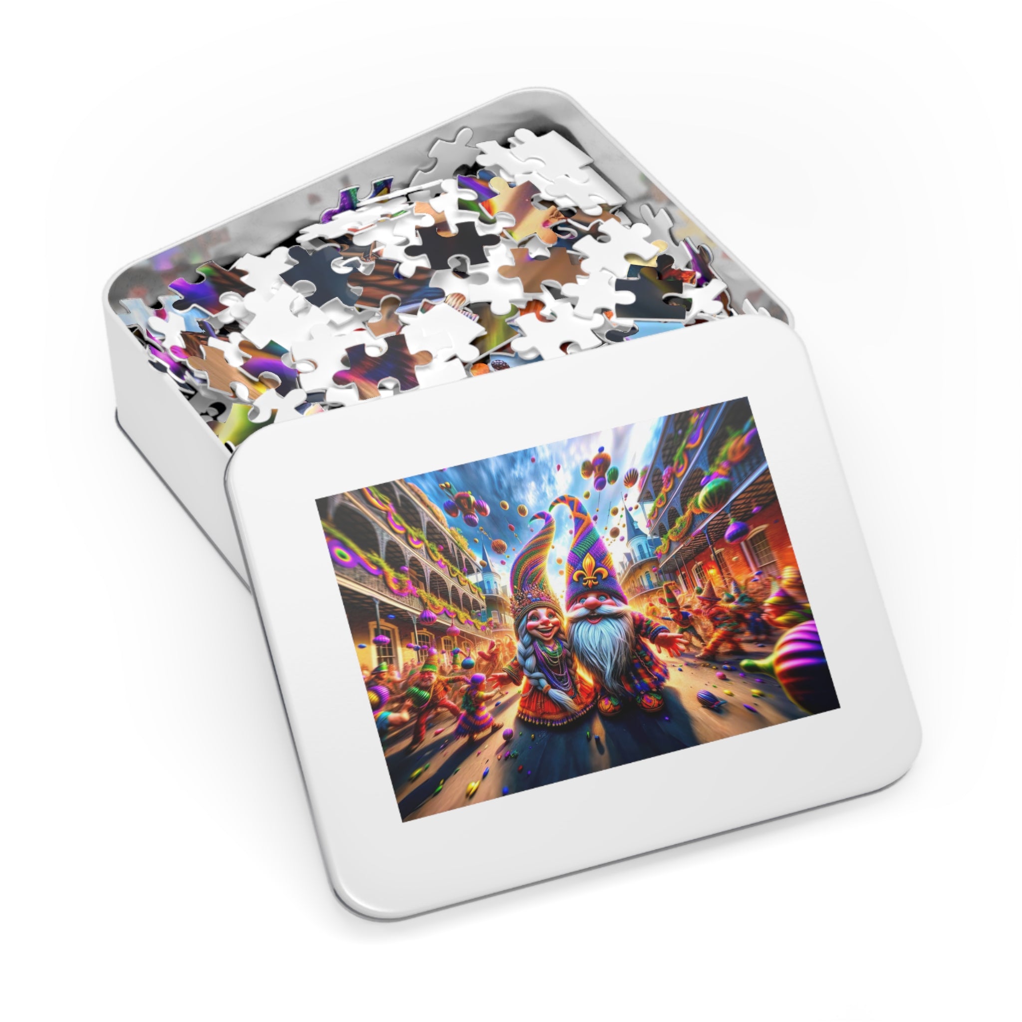 Mardi Gras Daydream in the French Quarter Jigsaw Puzzle