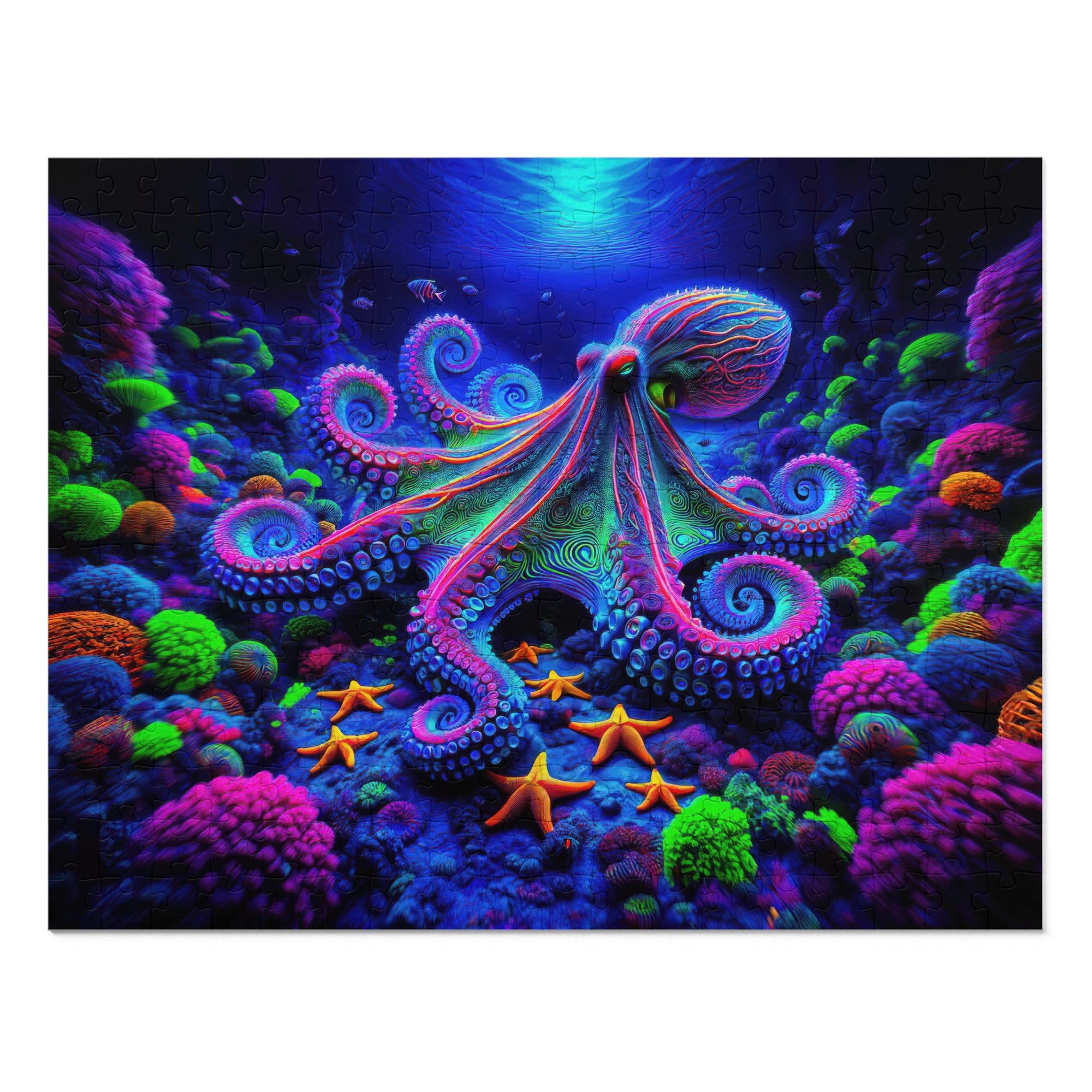 The Technicolor Depths of an Octopus Jigsaw Puzzle