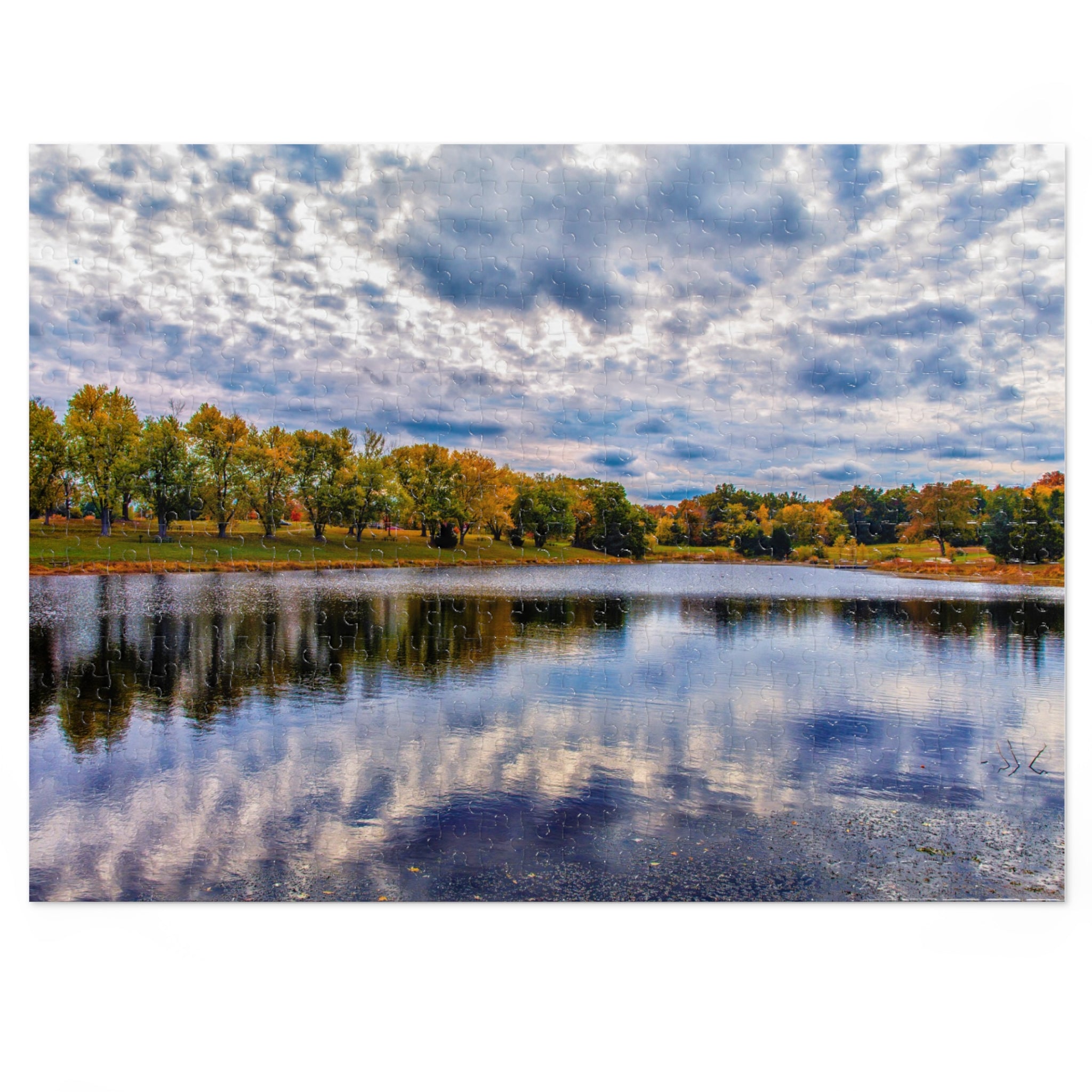 Puzzle Drame dans le ciel d'automne