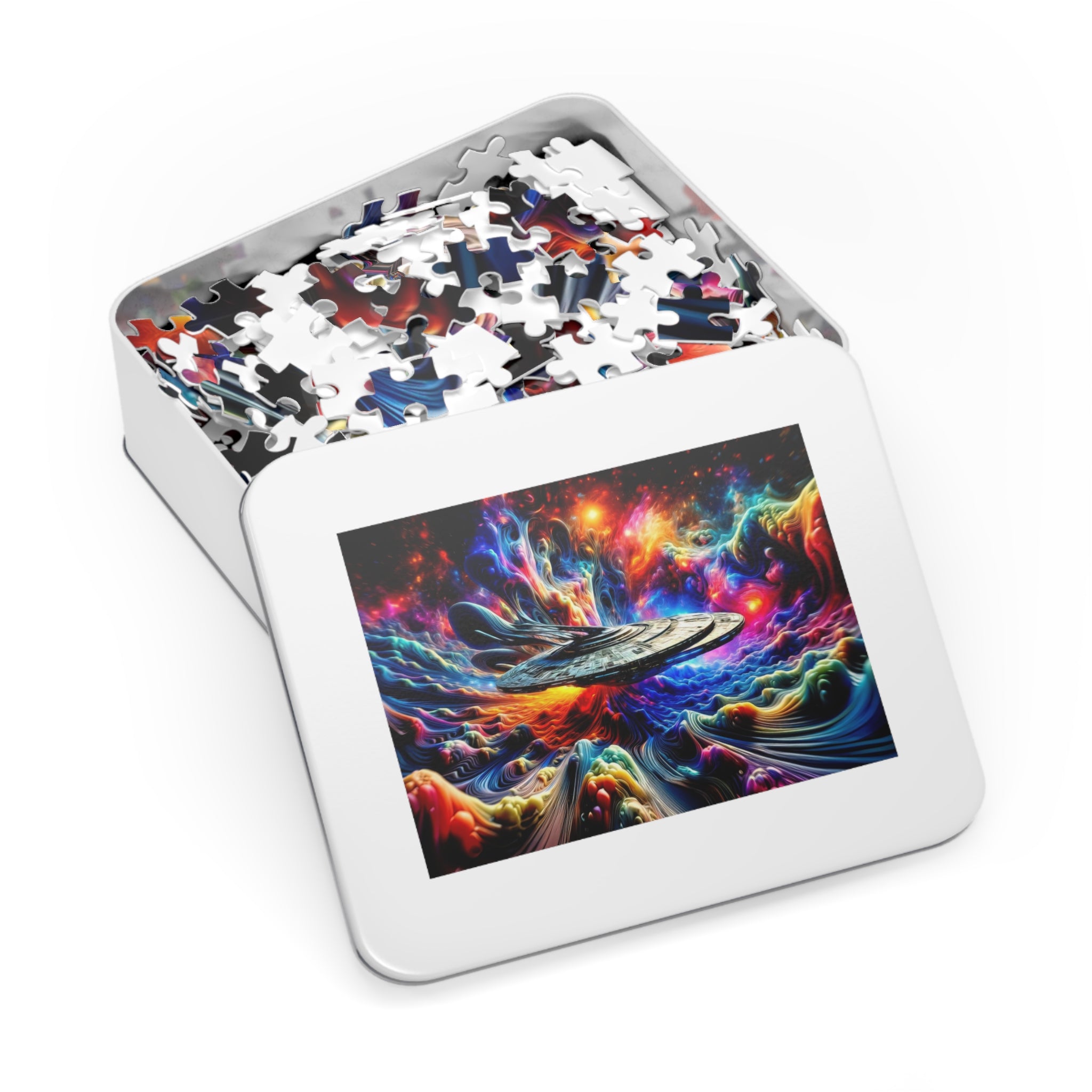 Puzzle de paysage onirique interstellaire