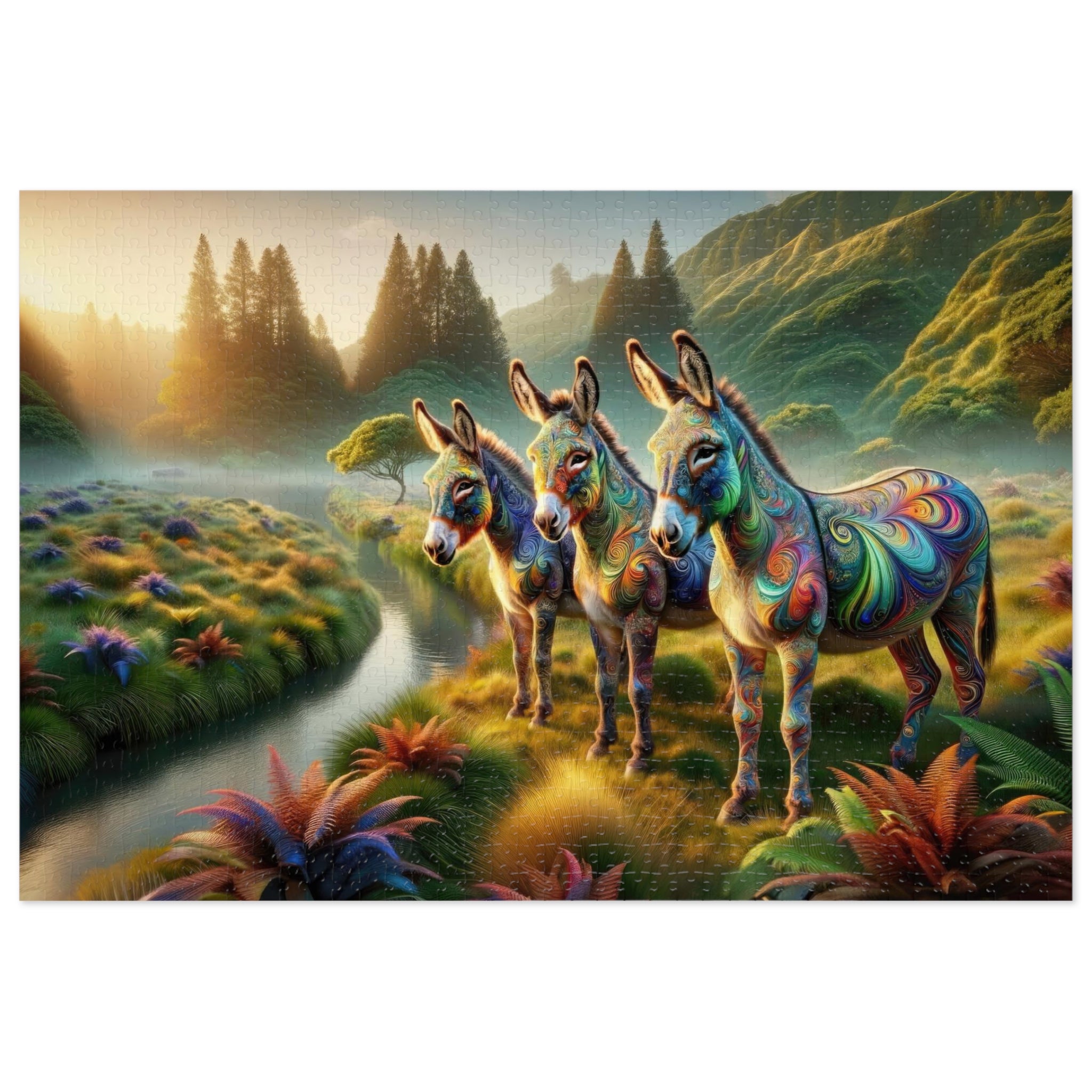 The Enchanted Donkeys Jigsaw Puzzle