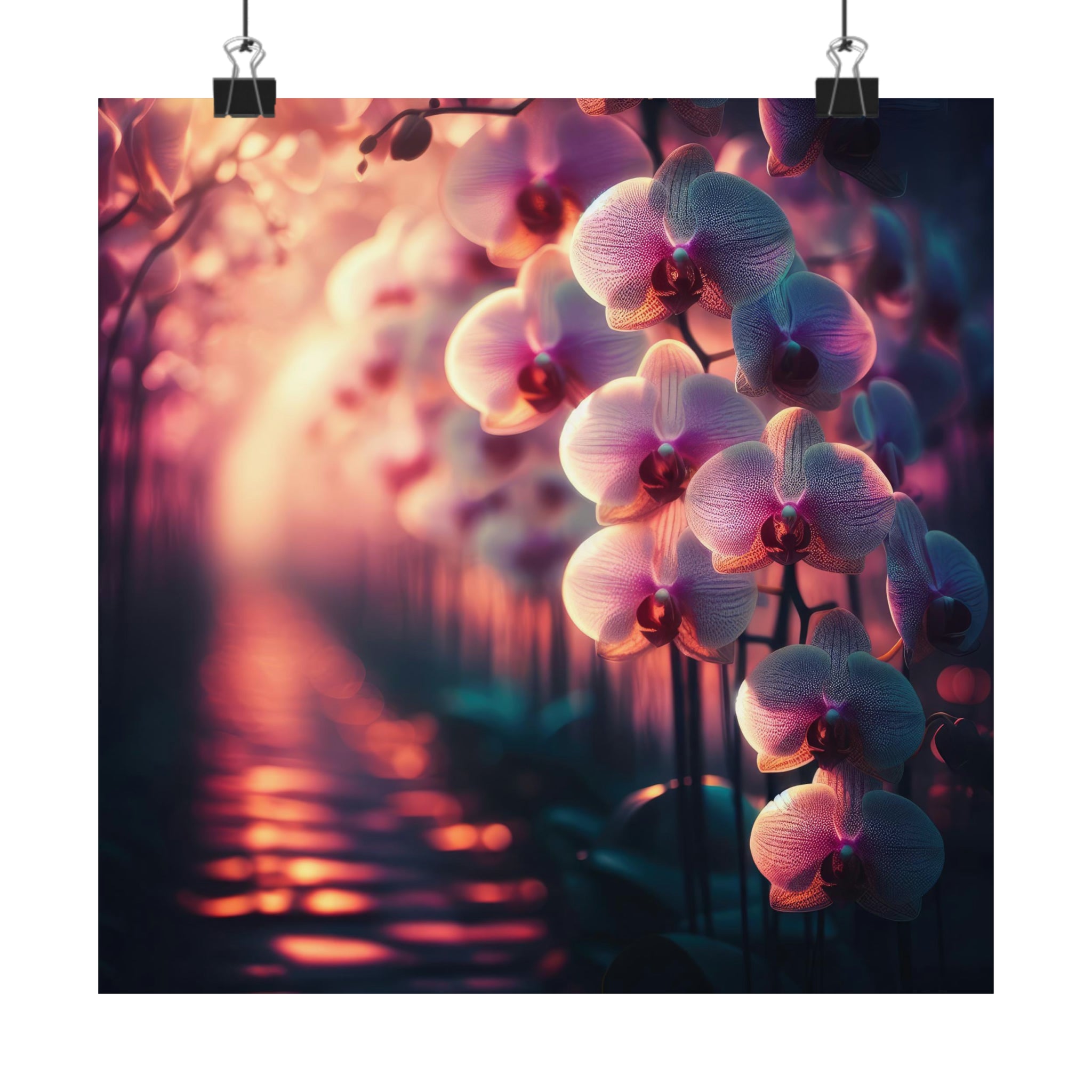 Framed By Orchid's Secrets Poster