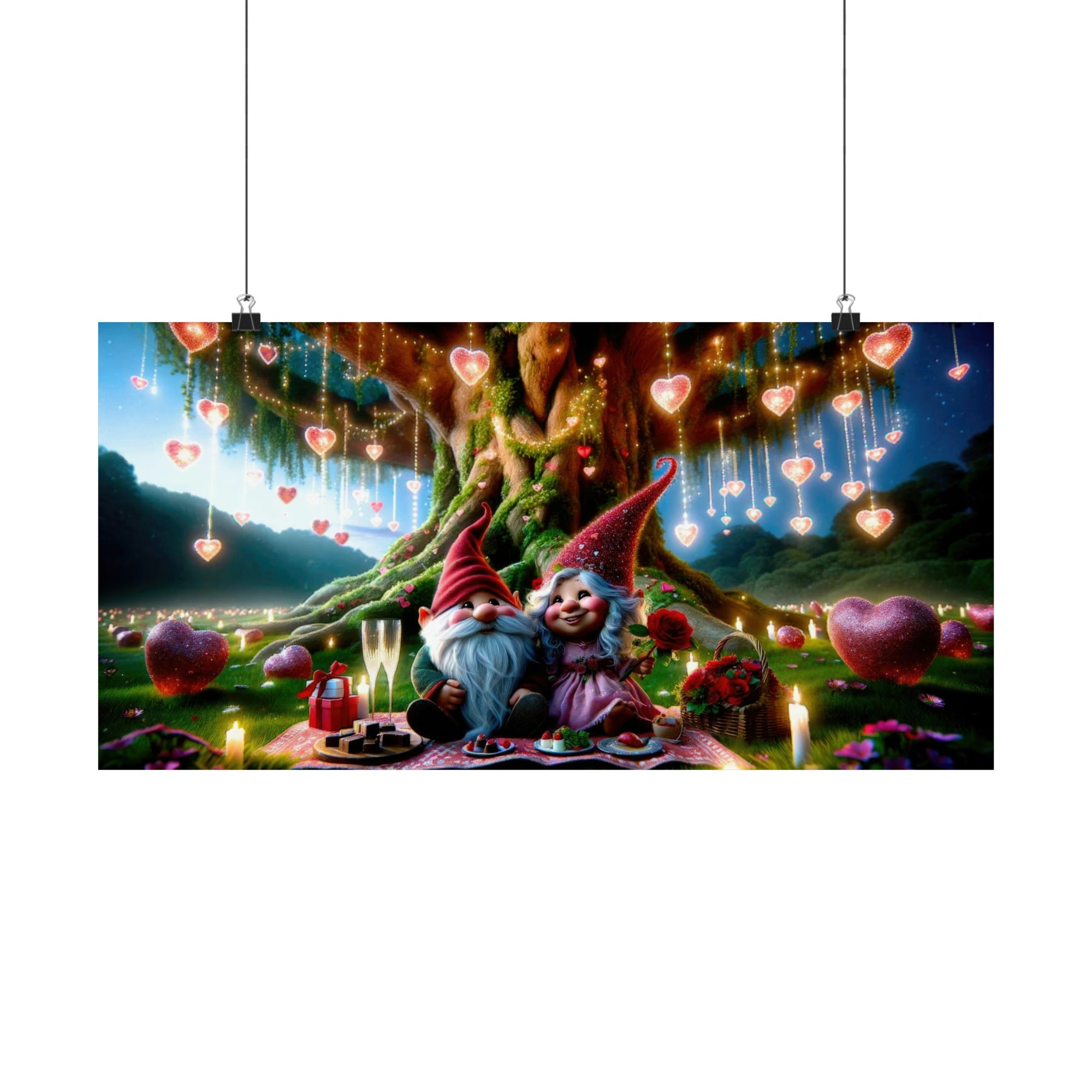 Enchanted Valentine's Eve with the Gnomes Poster