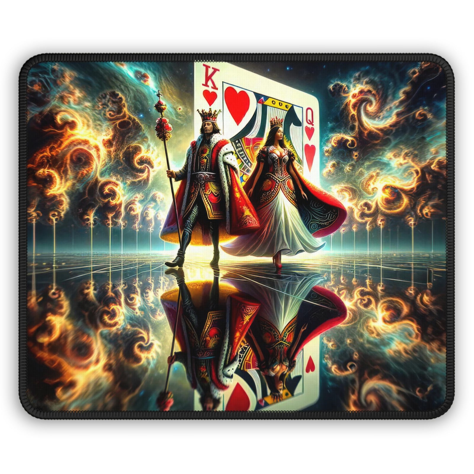 The King and Queen of Infinity Gaming Mouse Pad
