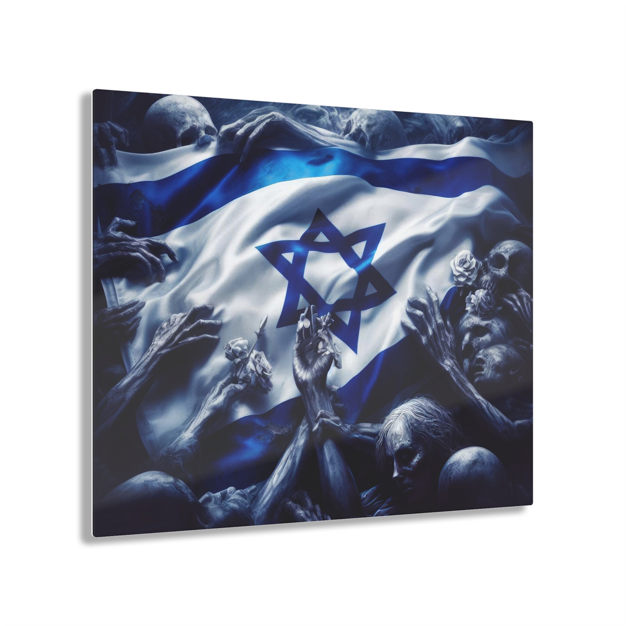 Deuil pour Israël Impression sur Acrylique: