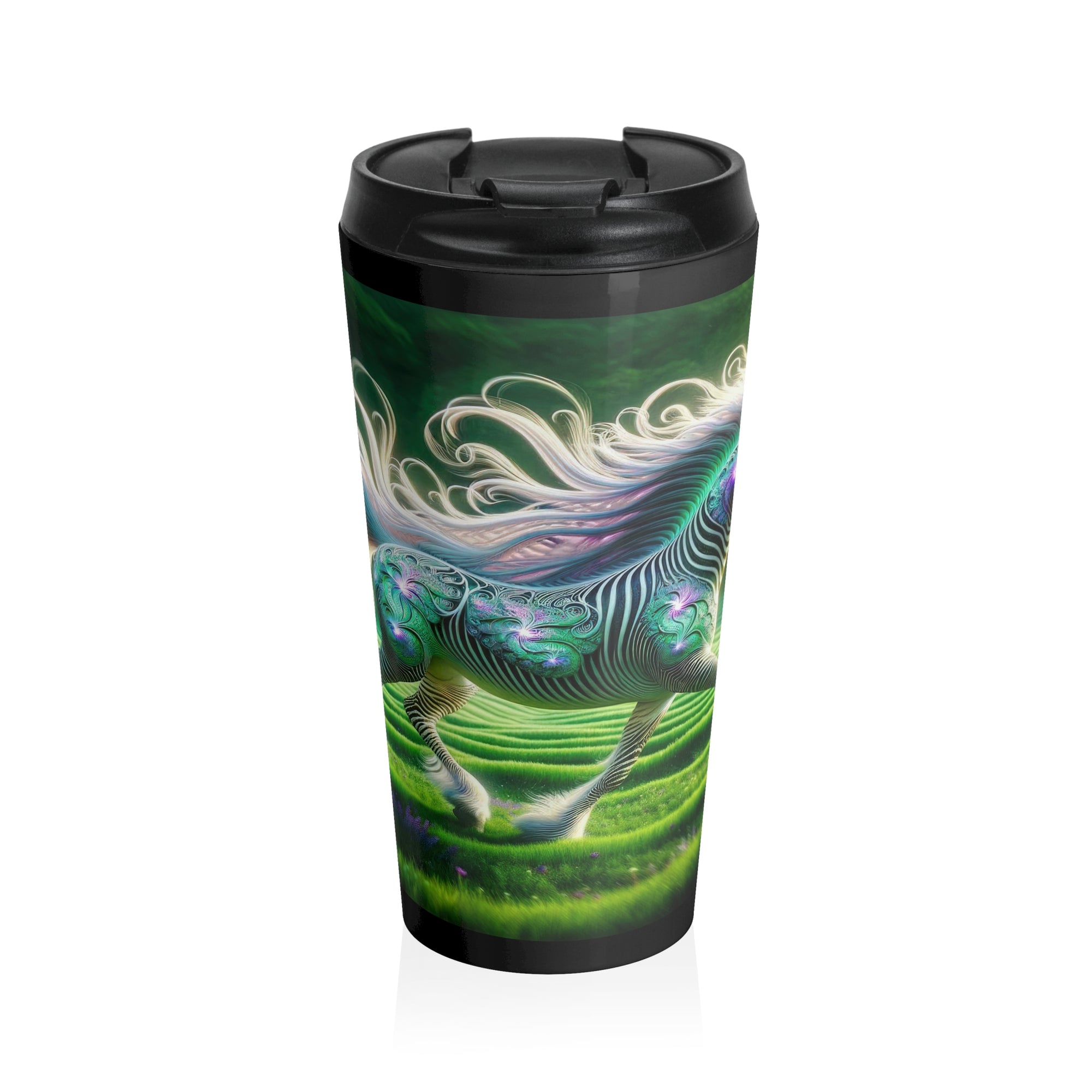 Galaxia fosforescente Taza de viaje