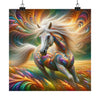 Dreamweaver Steed of the Enchanted Prairie Poster