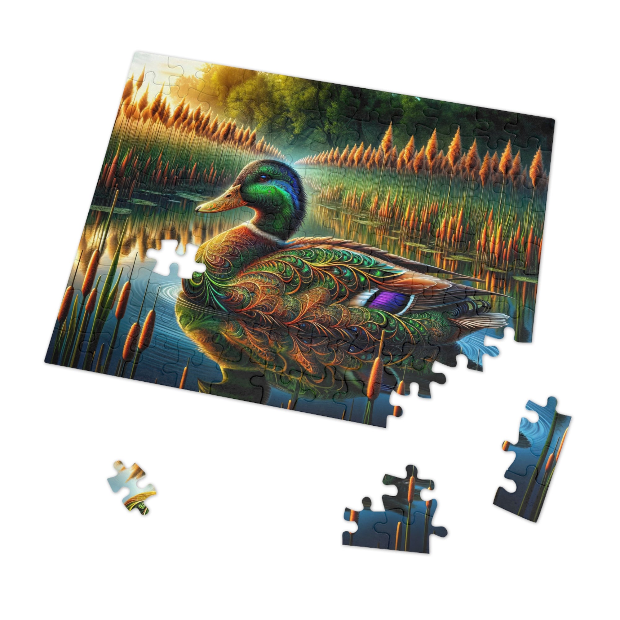 Mirrored Majesty Jigsaw Puzzle