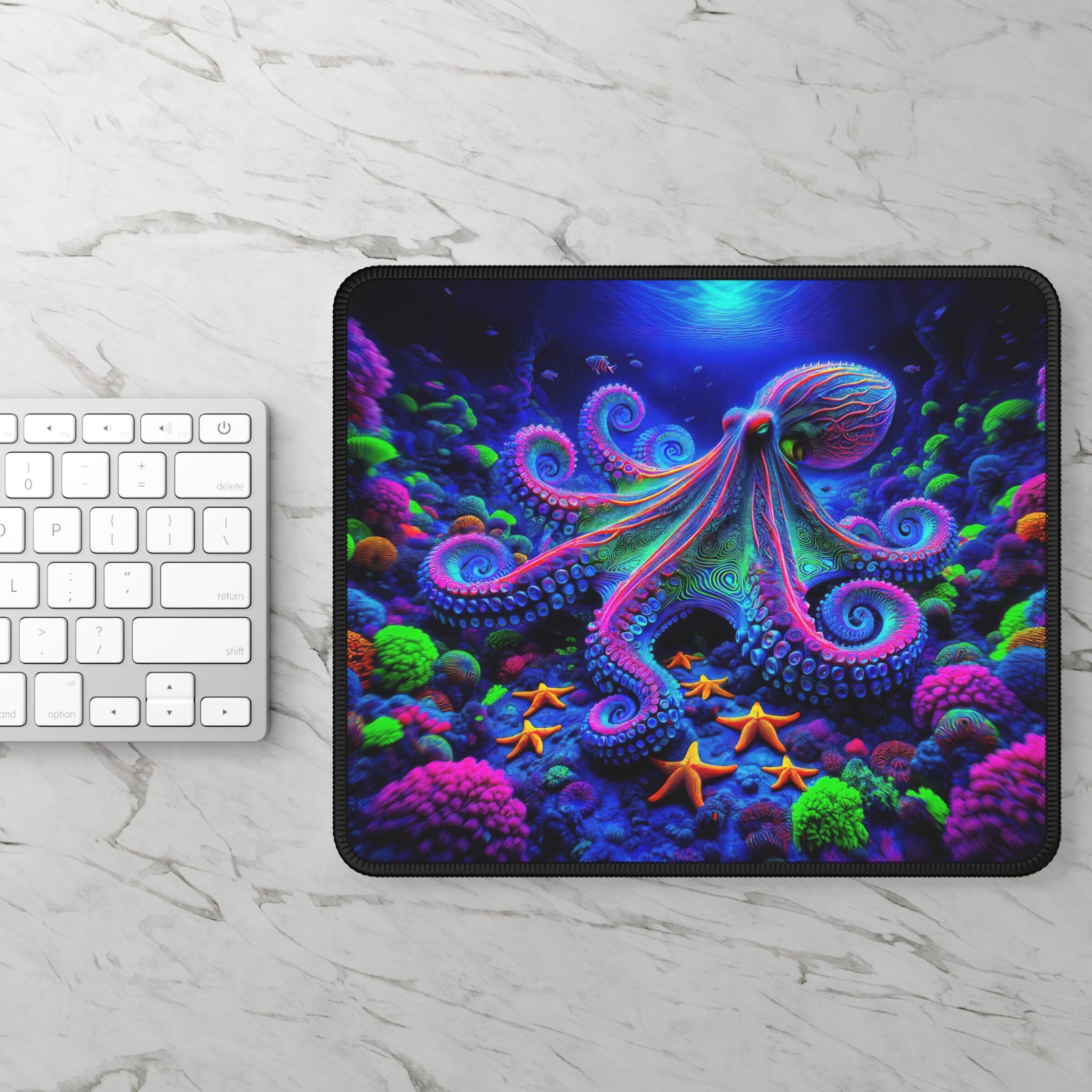 The Technicolor Depths of an Octopus Gaming Mouse Pad – Unfocussed ...