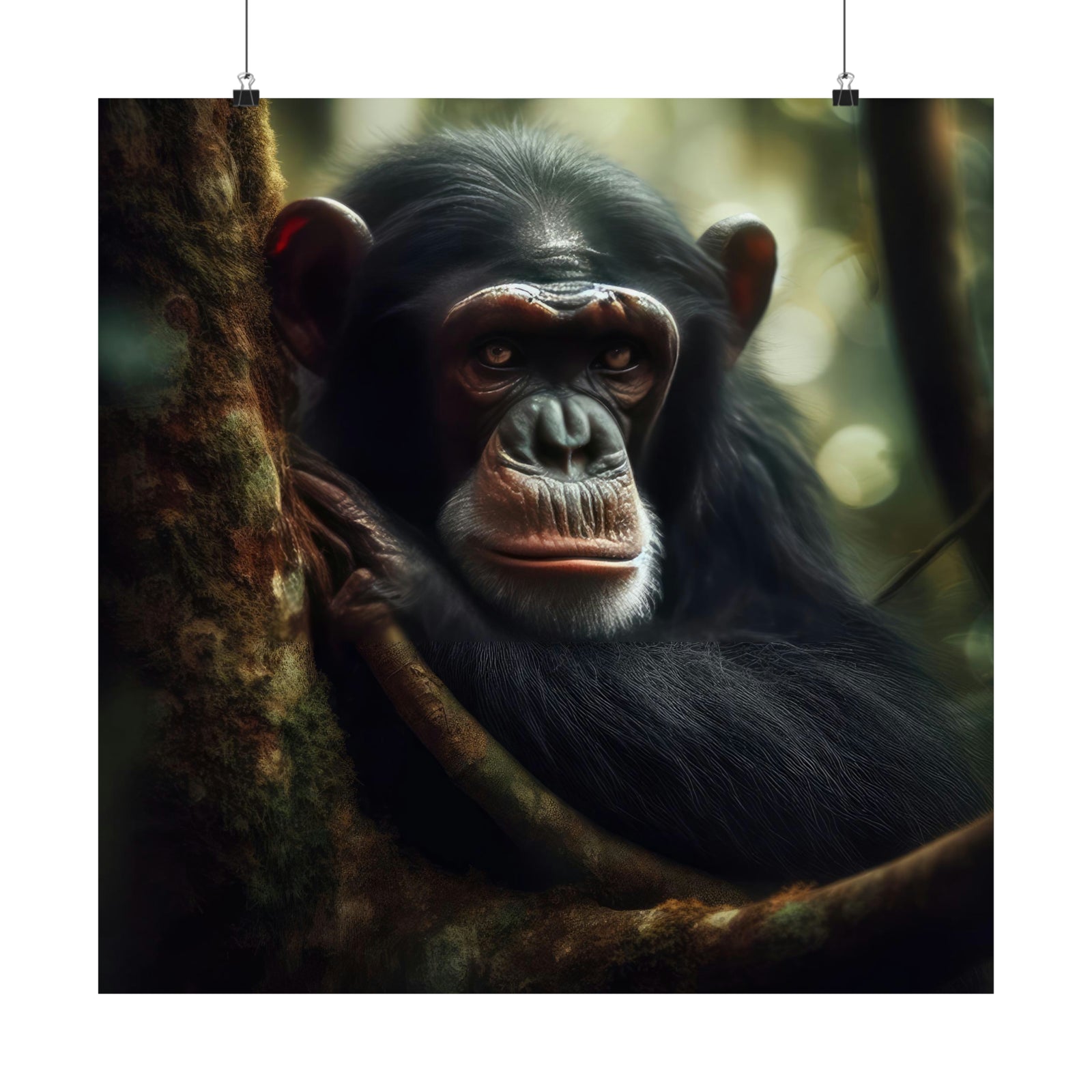 Le paradis d'un primate sauvage Poster