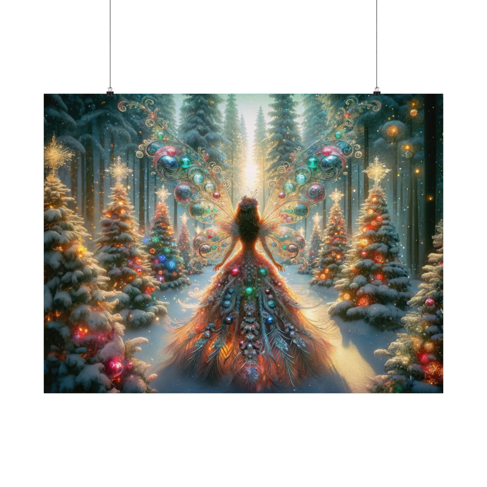 Enchantement de la fée du solstice d'hiver Poster