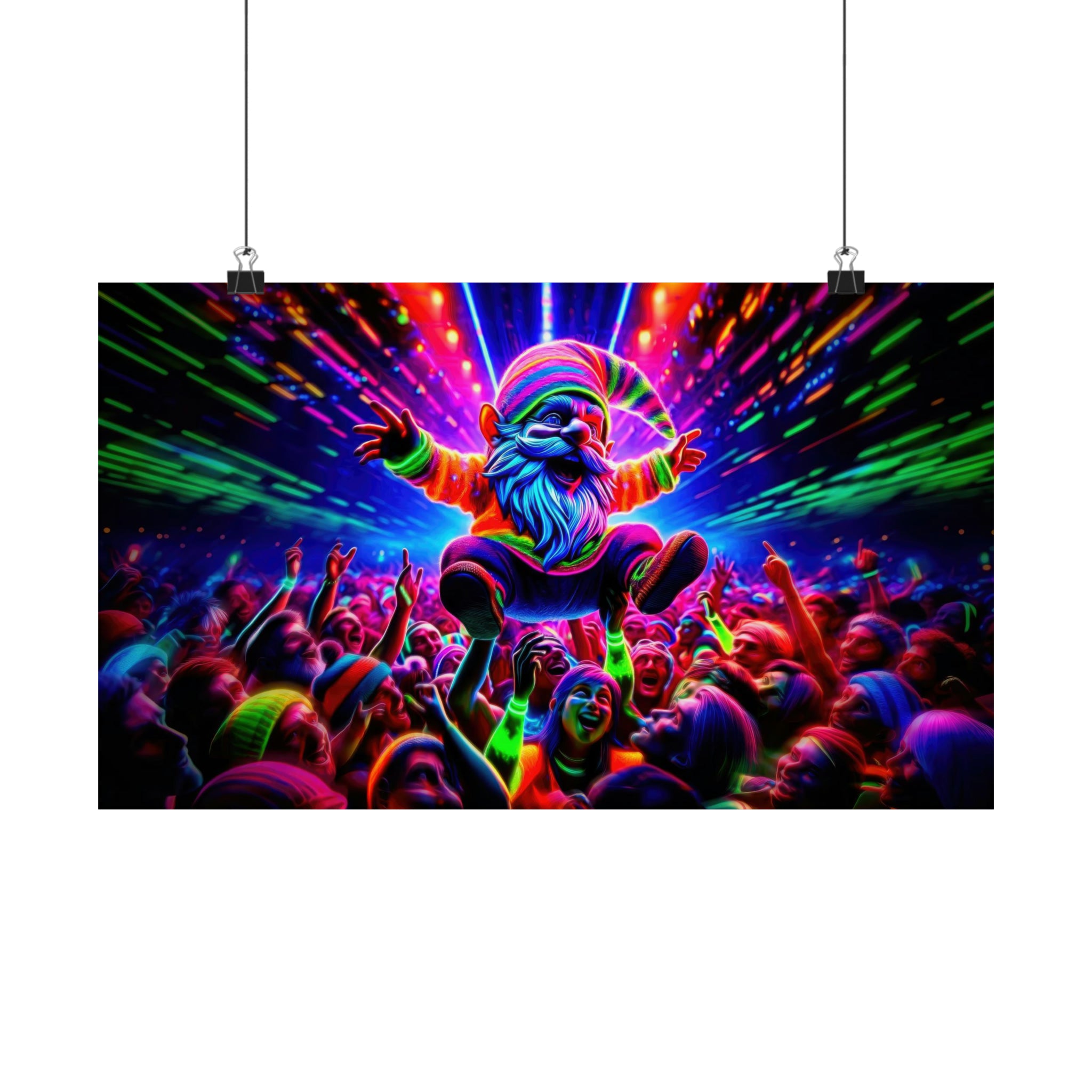 Gnomo Rave subterráneo Póster