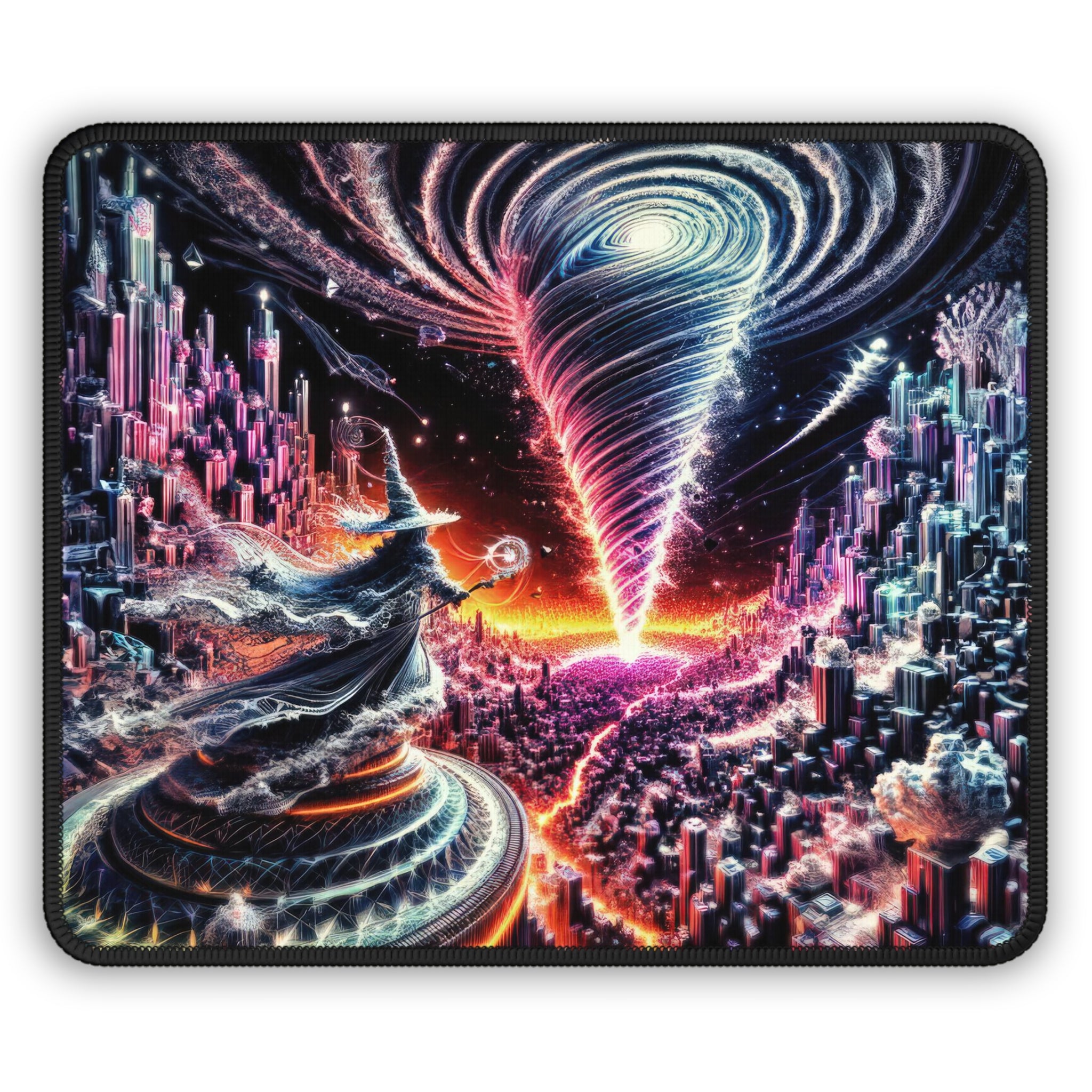 Tapis de souris de jeu Convergence des symphonies cosmiques