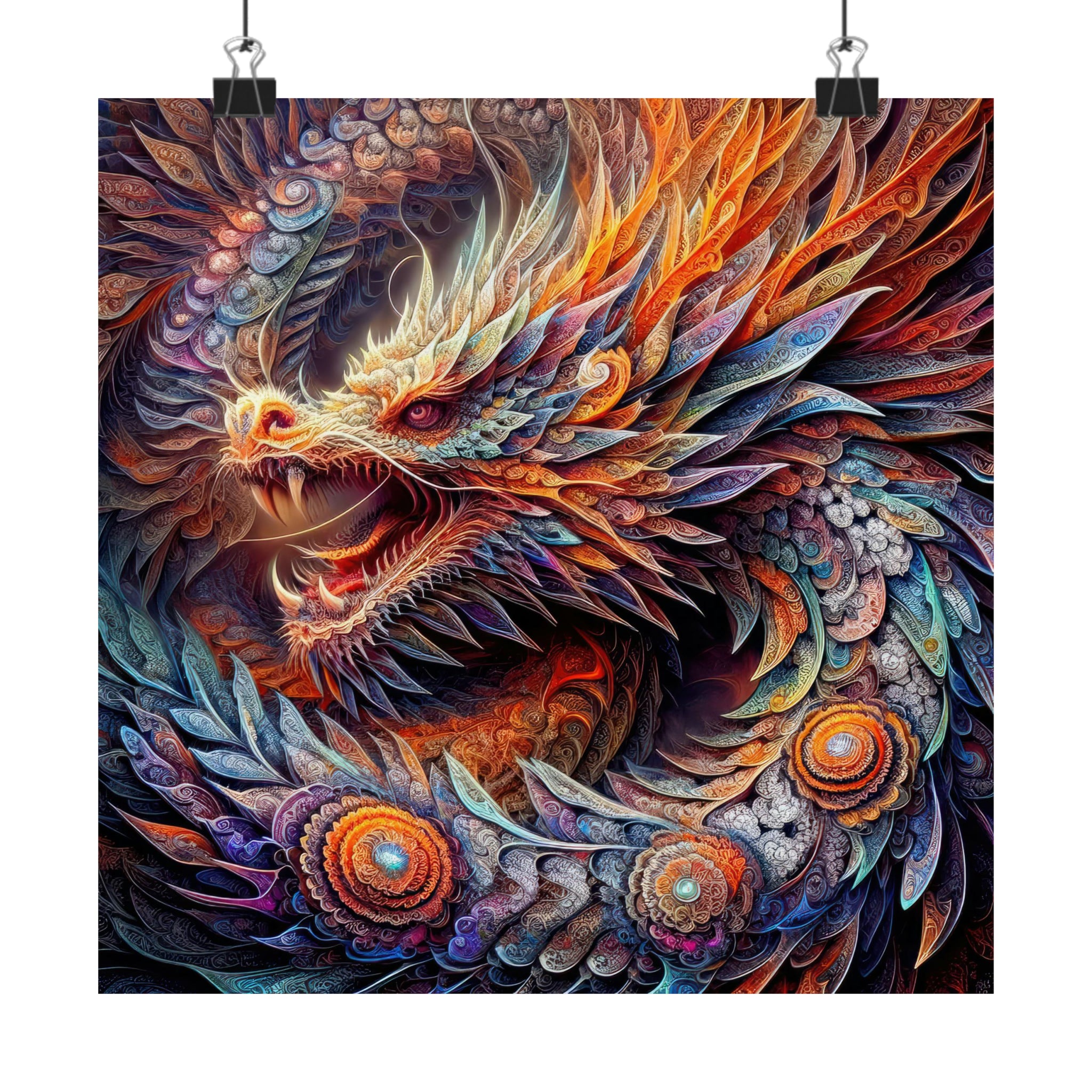 La dualité opulente de Drakoria Poster