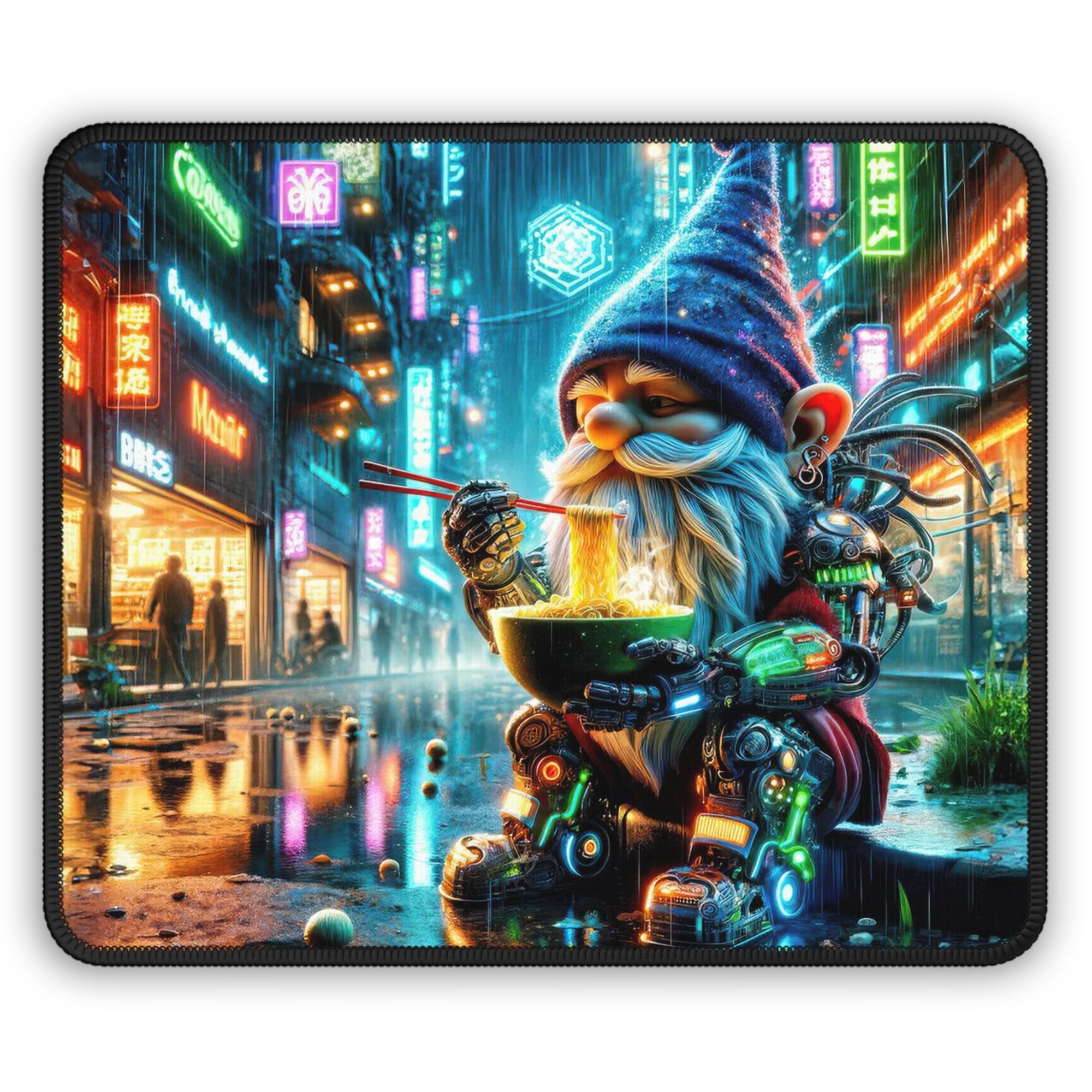 Neon Noodles Gaming Mouse Pad