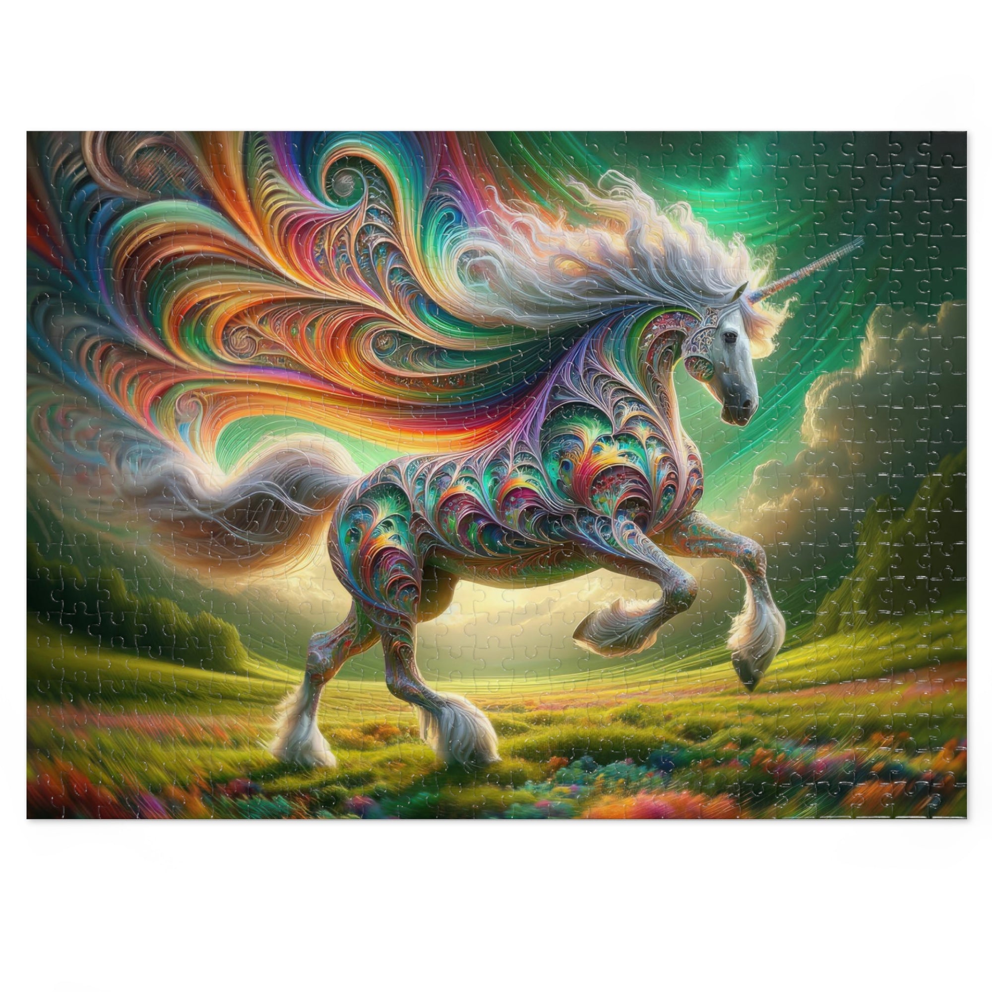 Spectral Spirals Jigsaw Puzzle