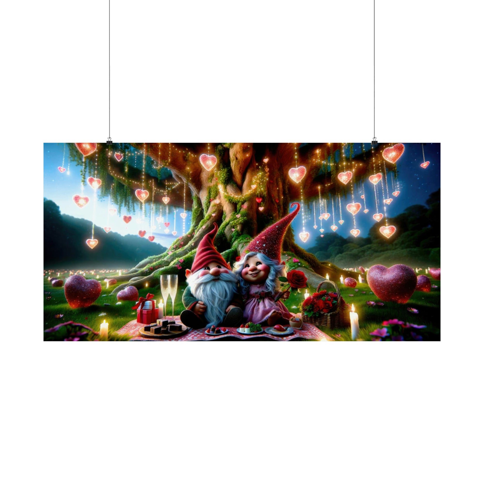 Enchanted Valentine's Eve with the Gnomes Poster