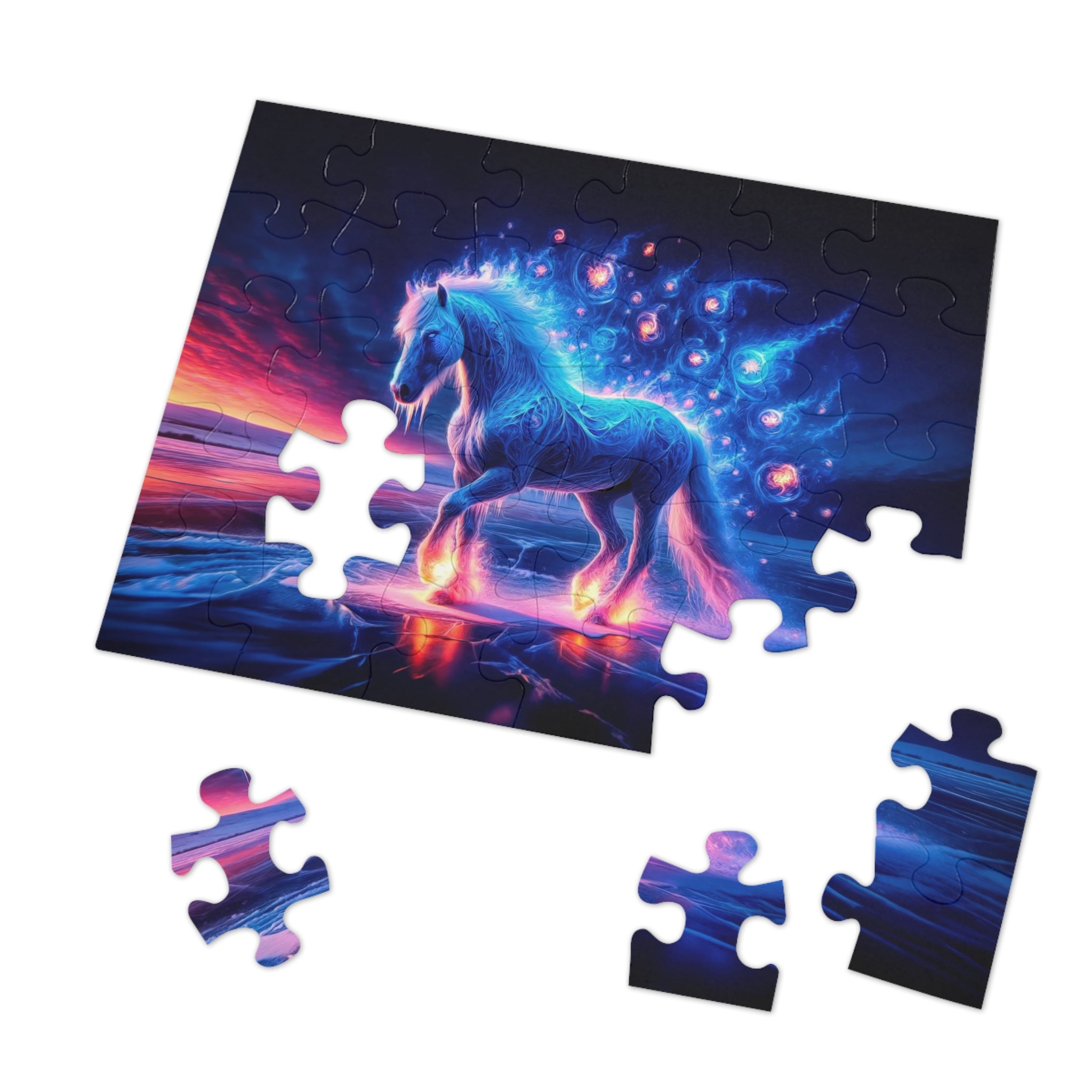 Le puzzle du mythe à crinière de glaçon