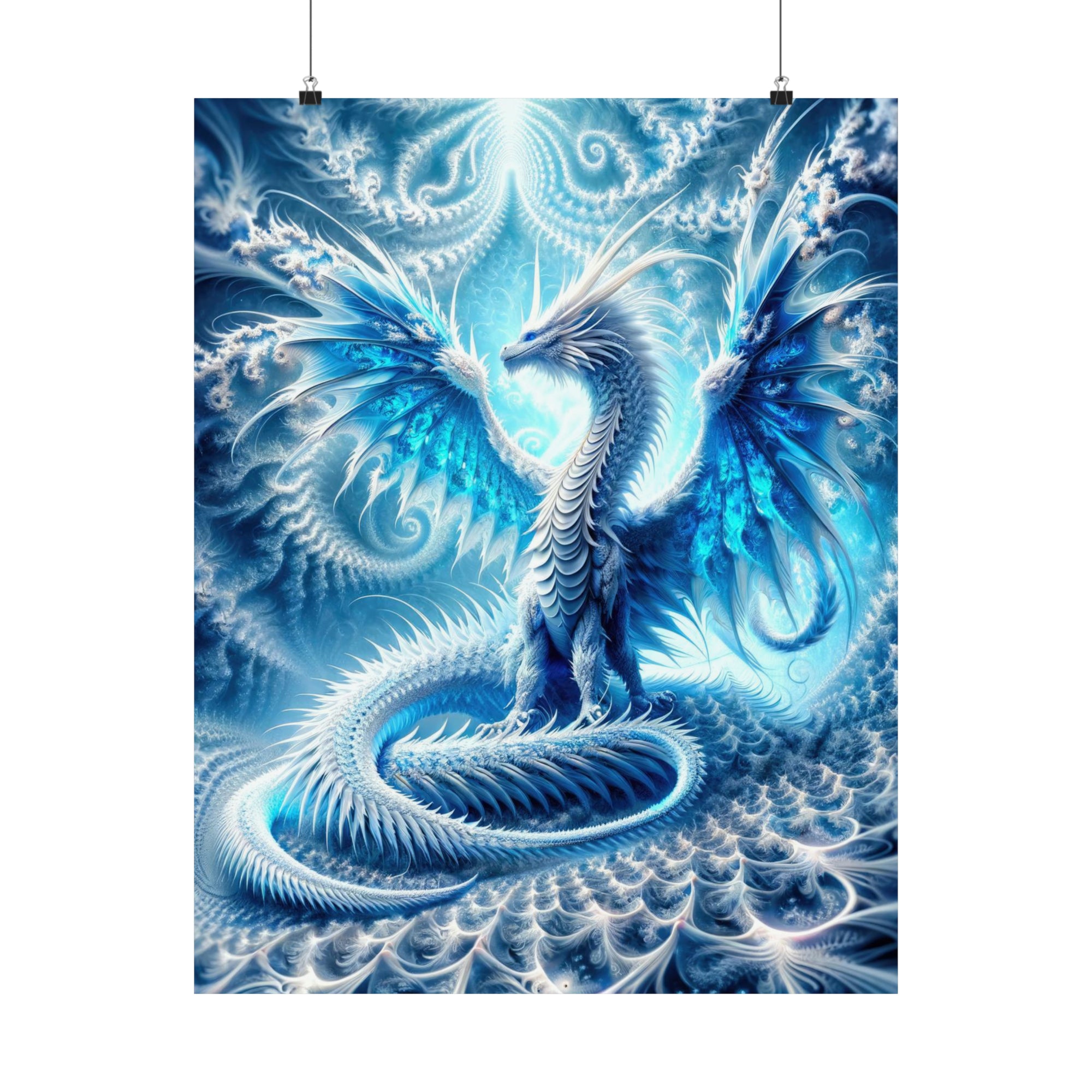 Le dragon de givre fractal Poster