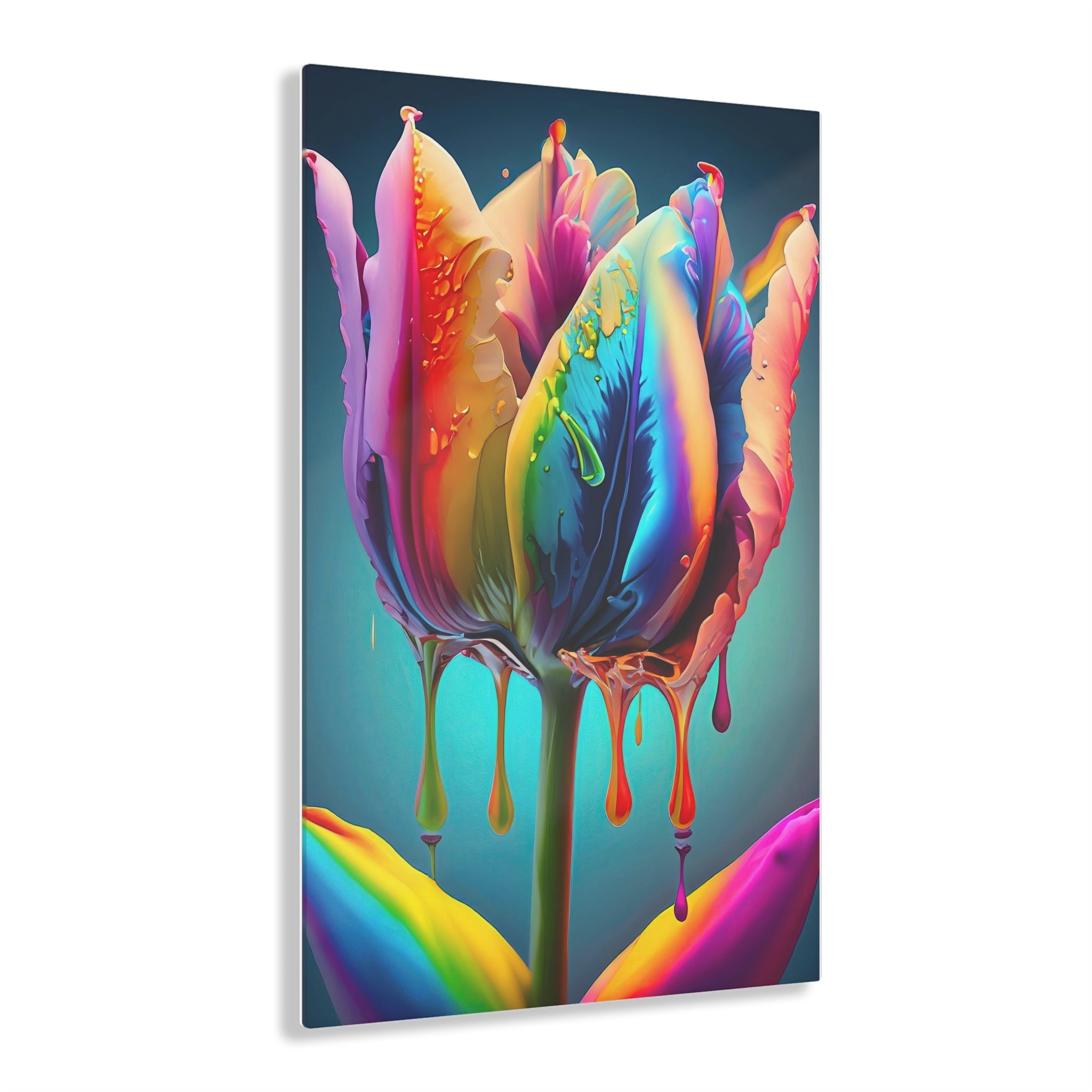 Tulip Dripz B Lámina Acrílica