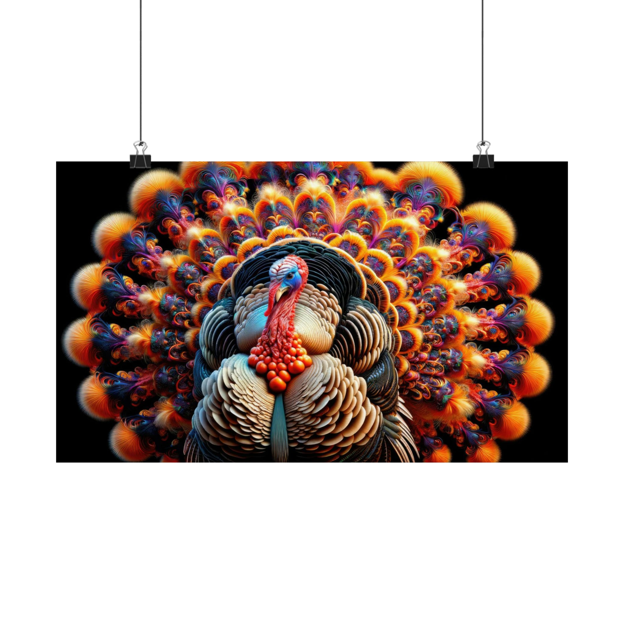 Fractal Gobble Poster