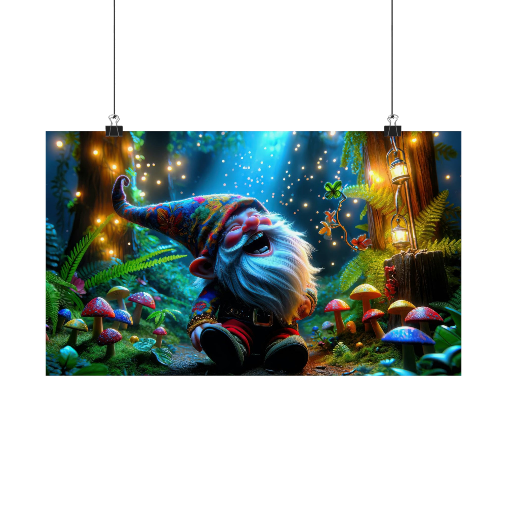 Risas bajo el cielo Glowworm Póster