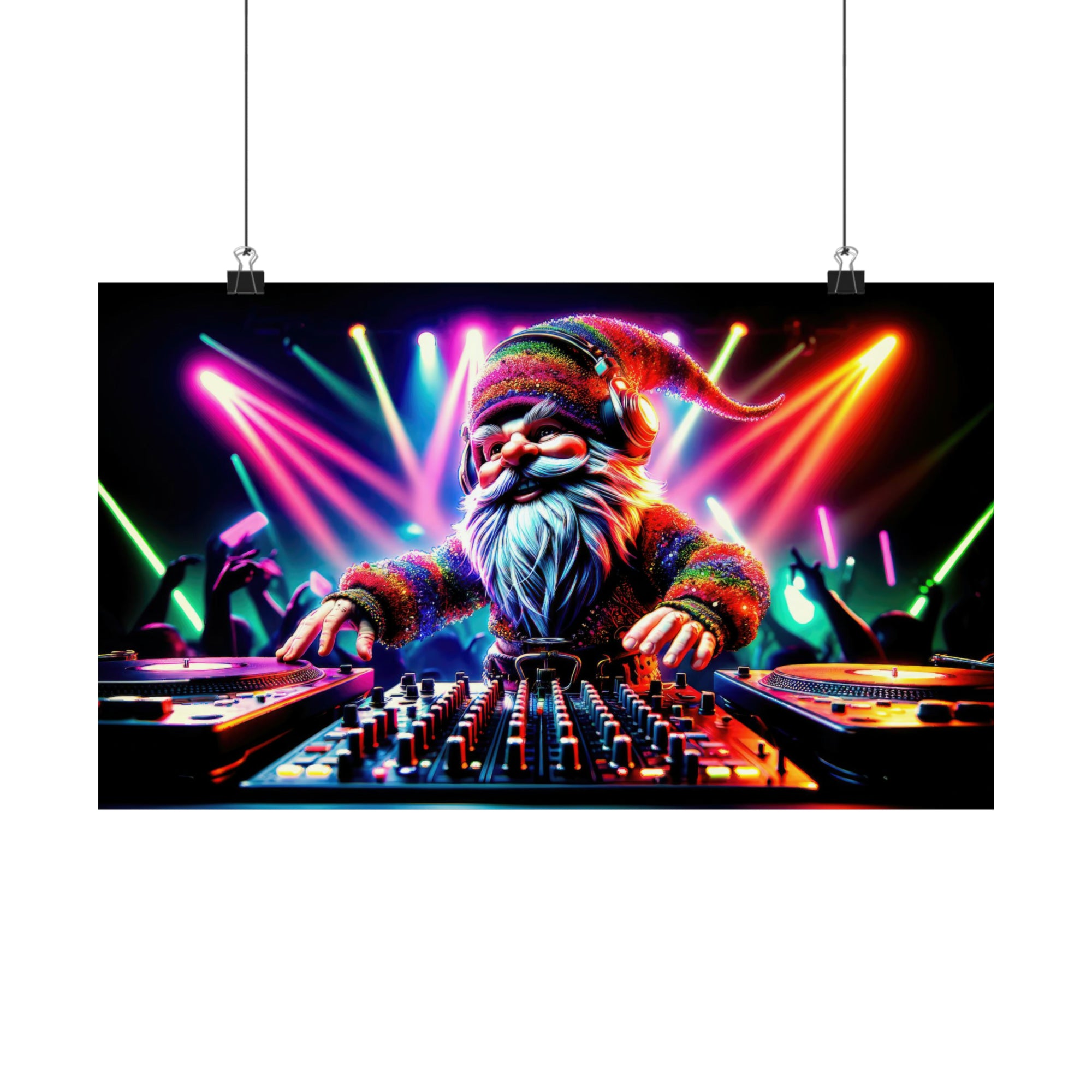 DJ Gnomes beaucoup Poster